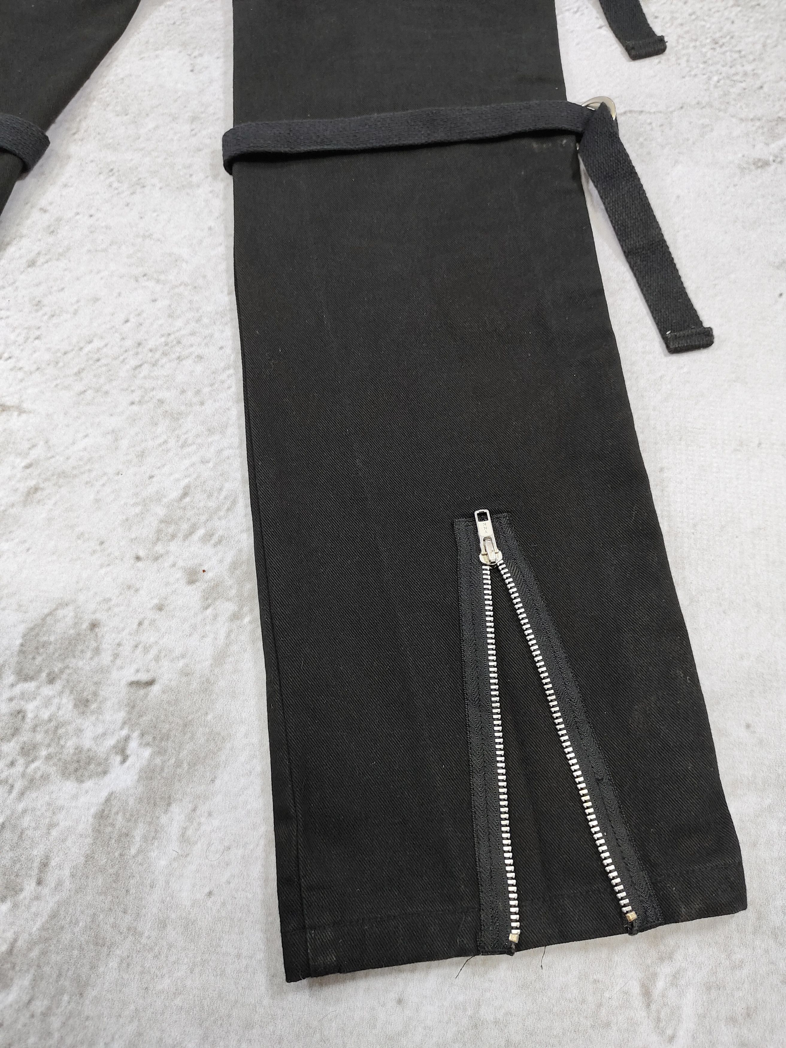 If Six Was Nine Lien- Bondage Tactical Strap Utility Pants with Ankle Zips Size US 32 / EU 48 - 10 Thumbnail