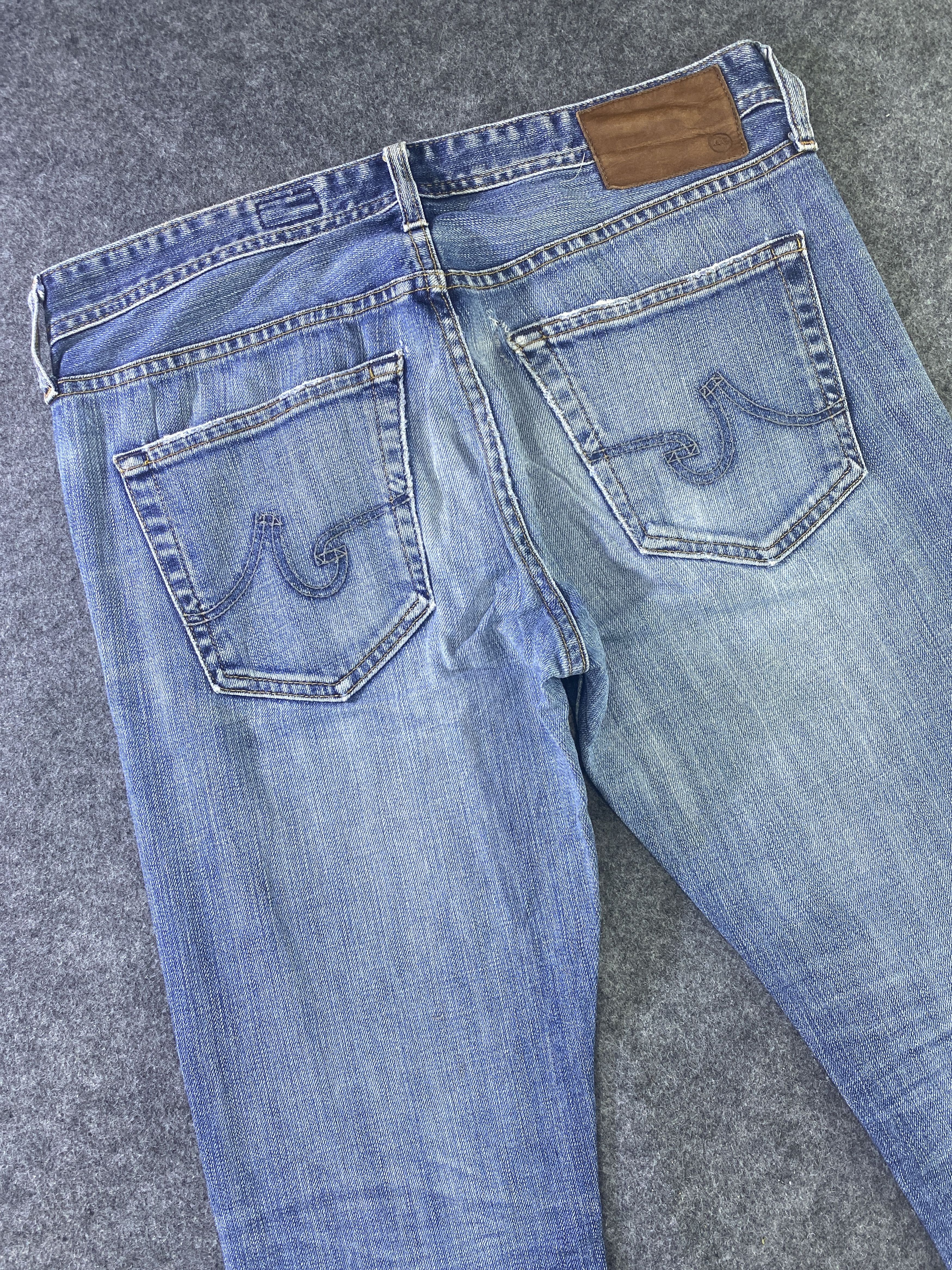 AG Adriano Goldschmied AG Adriano Goldschmied Blue Wash Denim - J941 Size 32" / US 10 / IT 46 - 6 Thumbnail