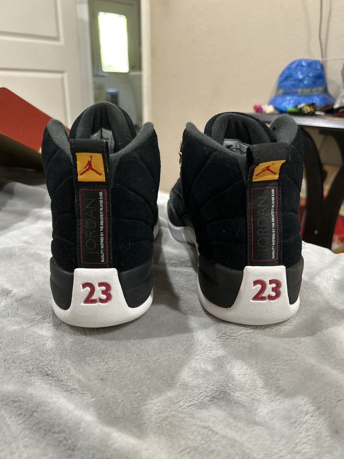 Jordan Brand Air Jordan 12 Reverse Taxi Size US 8.5 / EU 41-42 - 4 Thumbnail