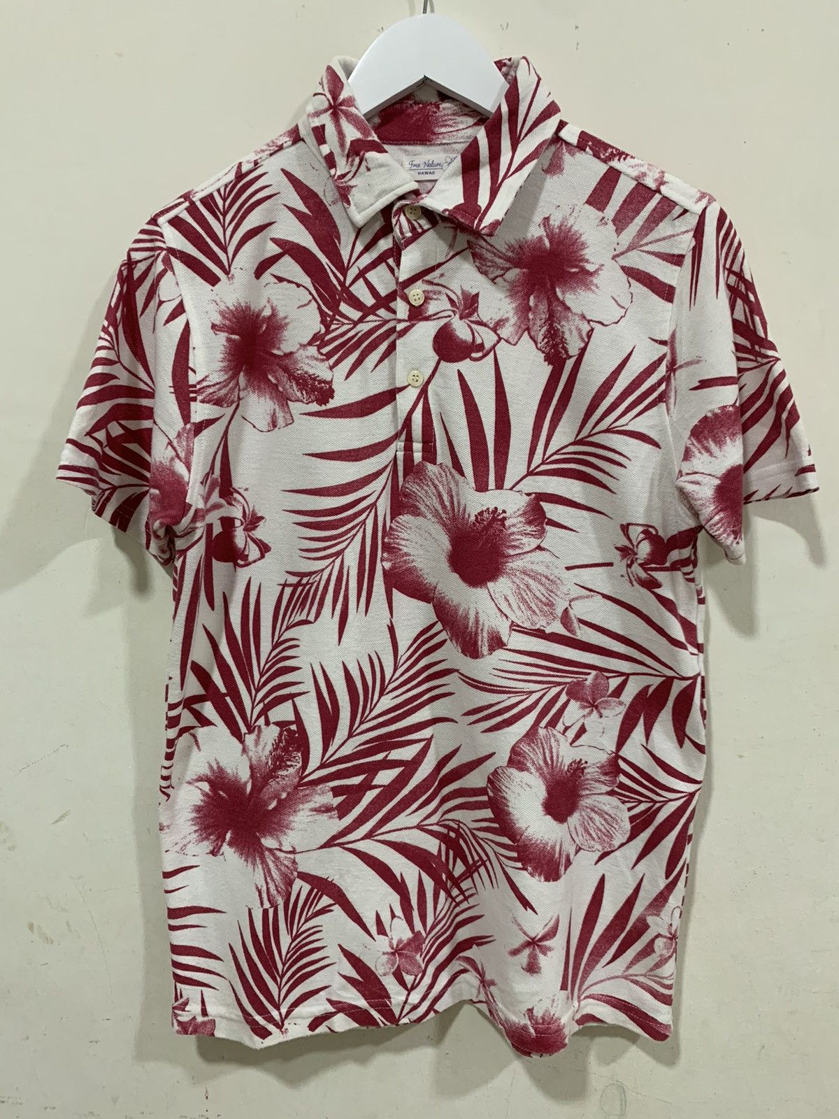 Japanese Brand Free Nature Hawaii Polo Shirt Size US L / EU 52-54 / 3 - 1 Thumbnail
