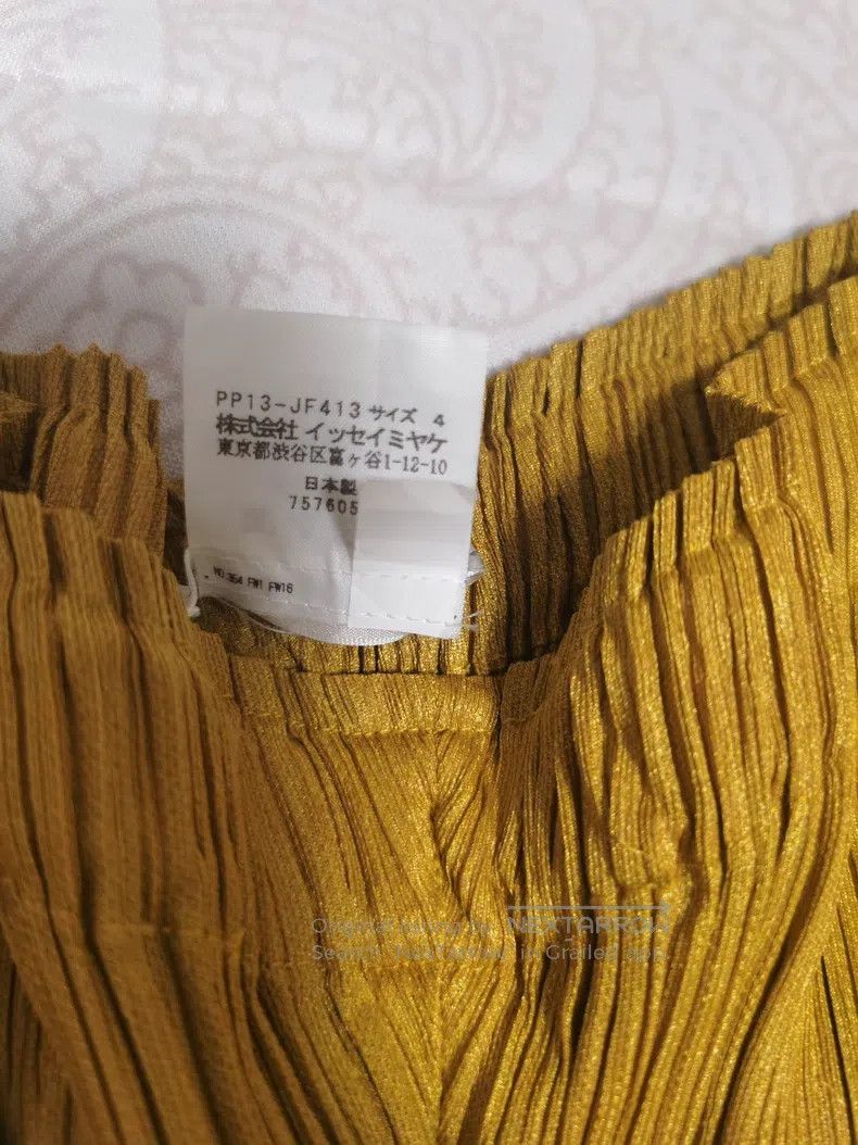 Issey Miyake Issey Miyake Yellow Pants Size 26" / US 2 / IT 38 - 7 Thumbnail