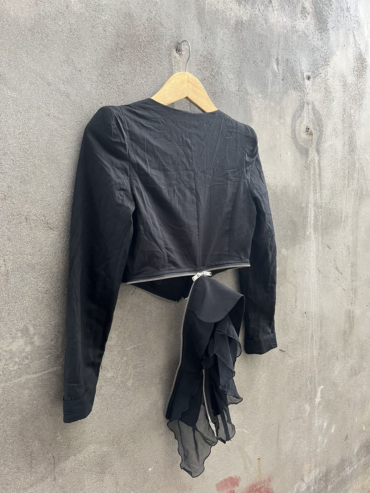 Comme des Garcons × Toga × Yohji Yamamoto KISSBON Jaket Ruffle Avant-Garde Jepang – Inspired by Yohji Size US M / EU 48-50 / 2 - 17 Thumbnail