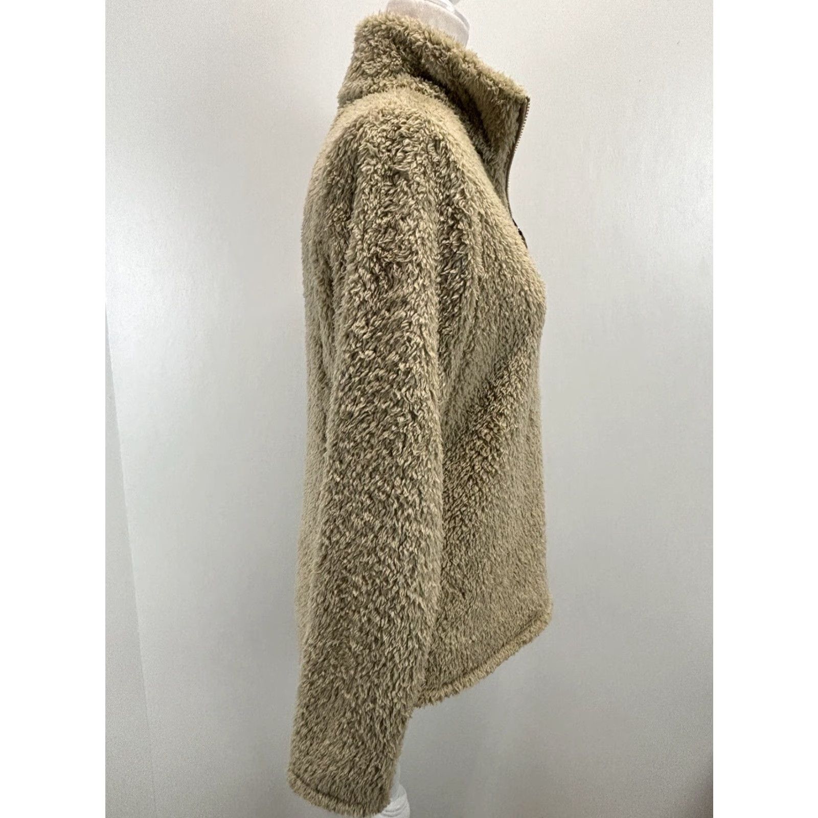 Patagonia Patagonia Women’s Los Gatos Fleece Jacket Sz Medium 1/4 Zip Tan Brown Size M / US 6-8 / IT 42-44 - 4 Thumbnail