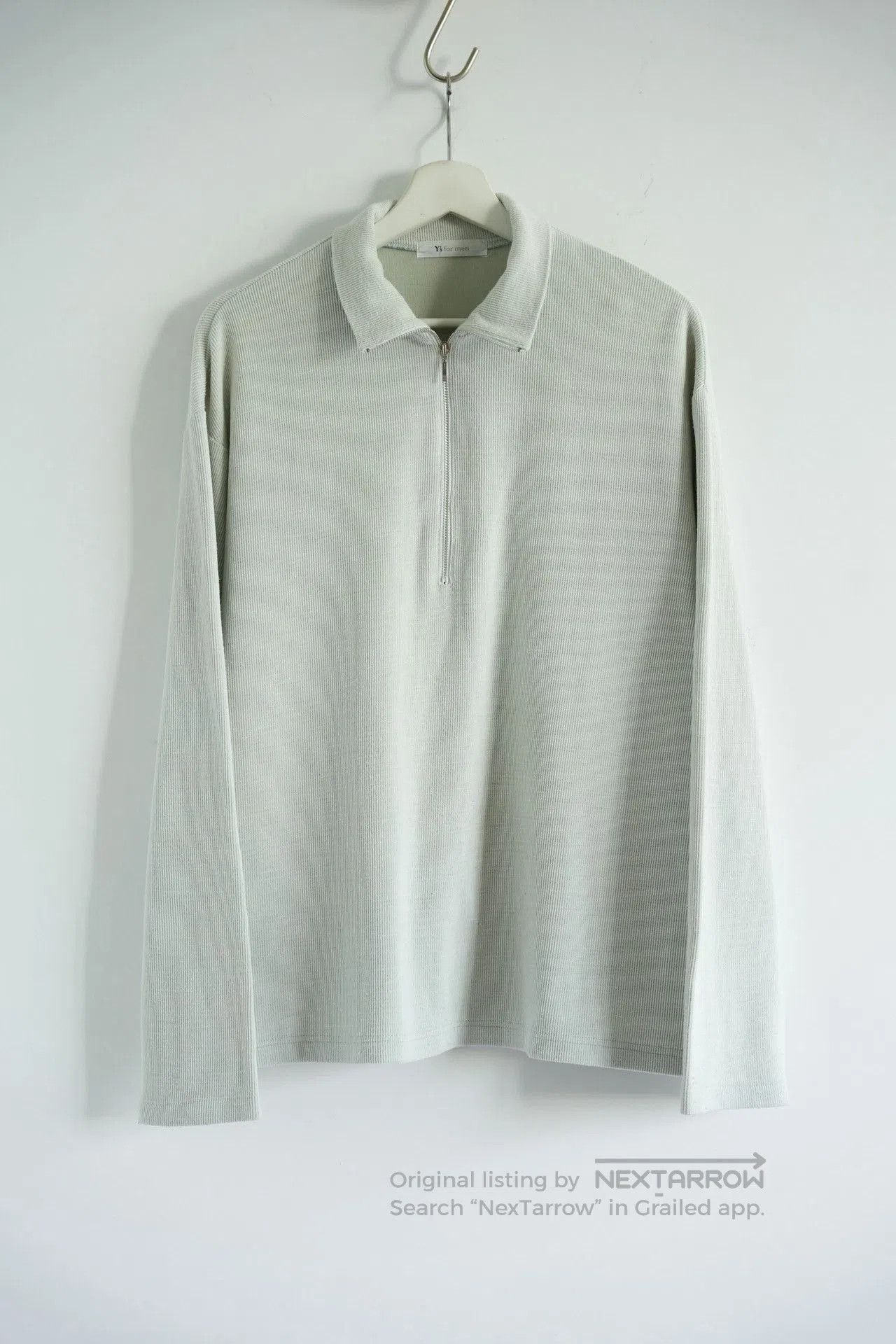 Y's for Men 90s Yohji Yamamoto Half-Zip T-Shirt. Size US M / EU 48-50 / 2 - 1 Thumbnail