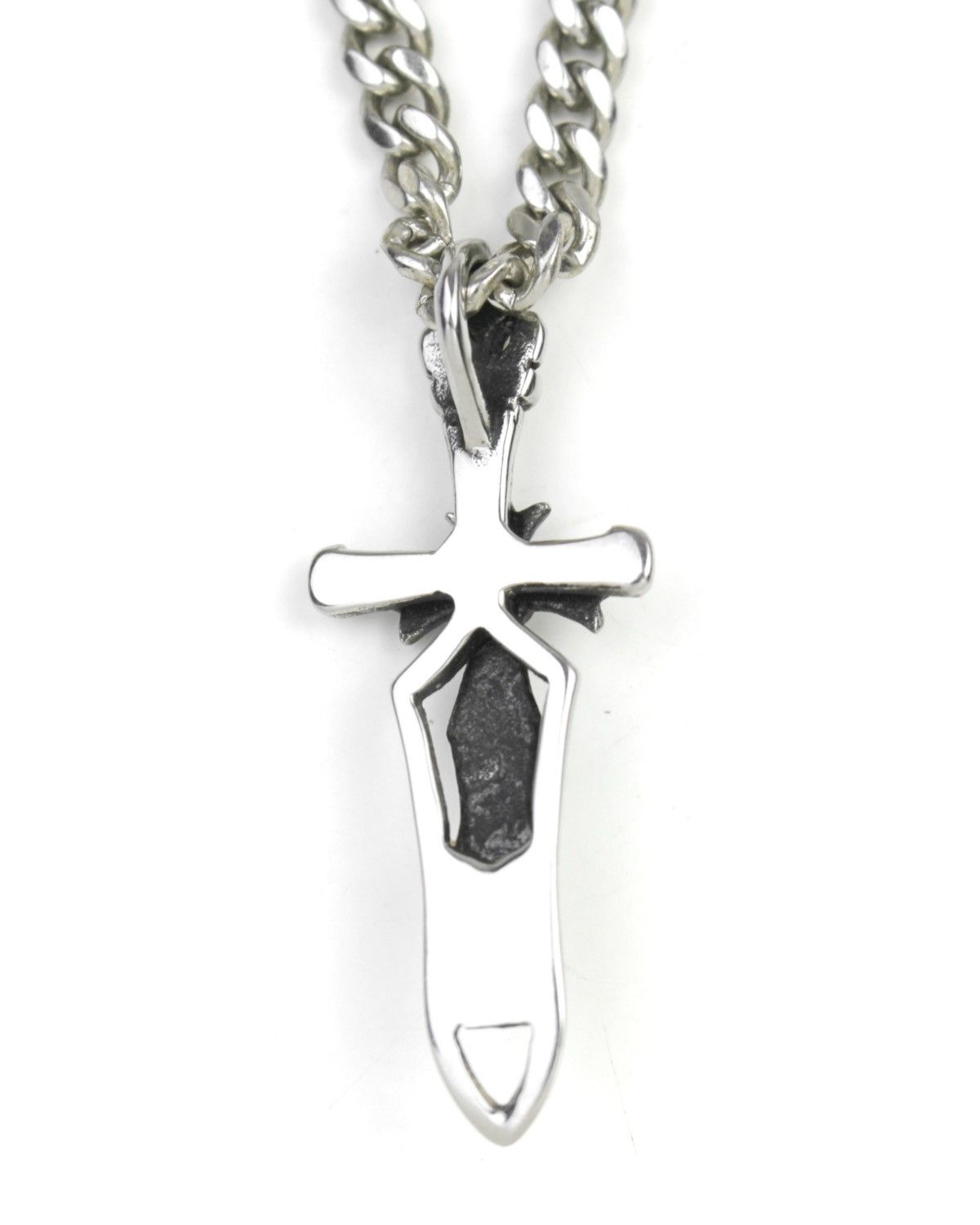 Vintage 2000S JAPANESE MADE CRUSADER DAGGER CROSS NECKLACE Size ONE SIZE - 5 Thumbnail