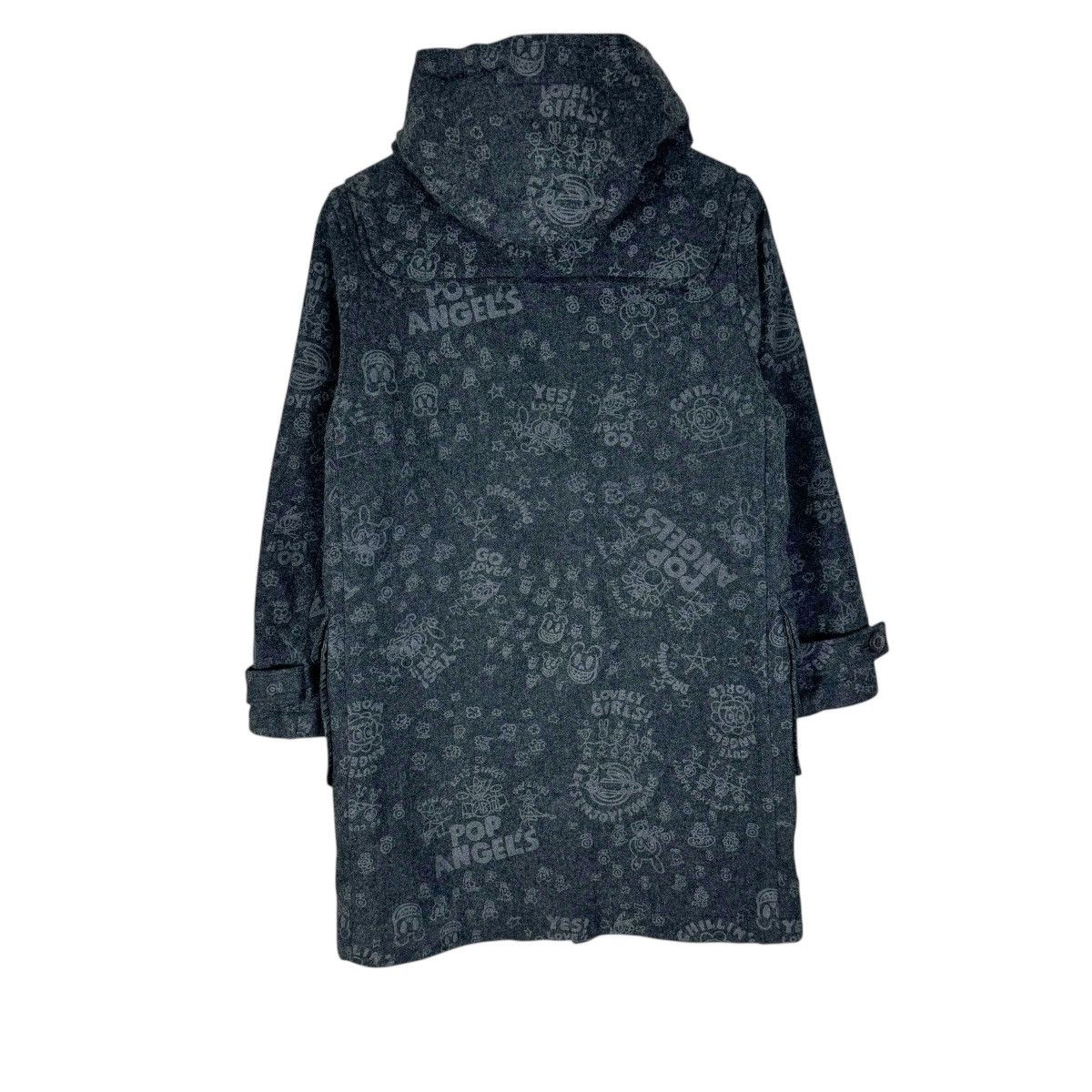 Angel Blue 🌟ANGEL BLUE HOODIE DUFFLE COAT JACKET Size L / US 10 / IT 46 - 6 Thumbnail