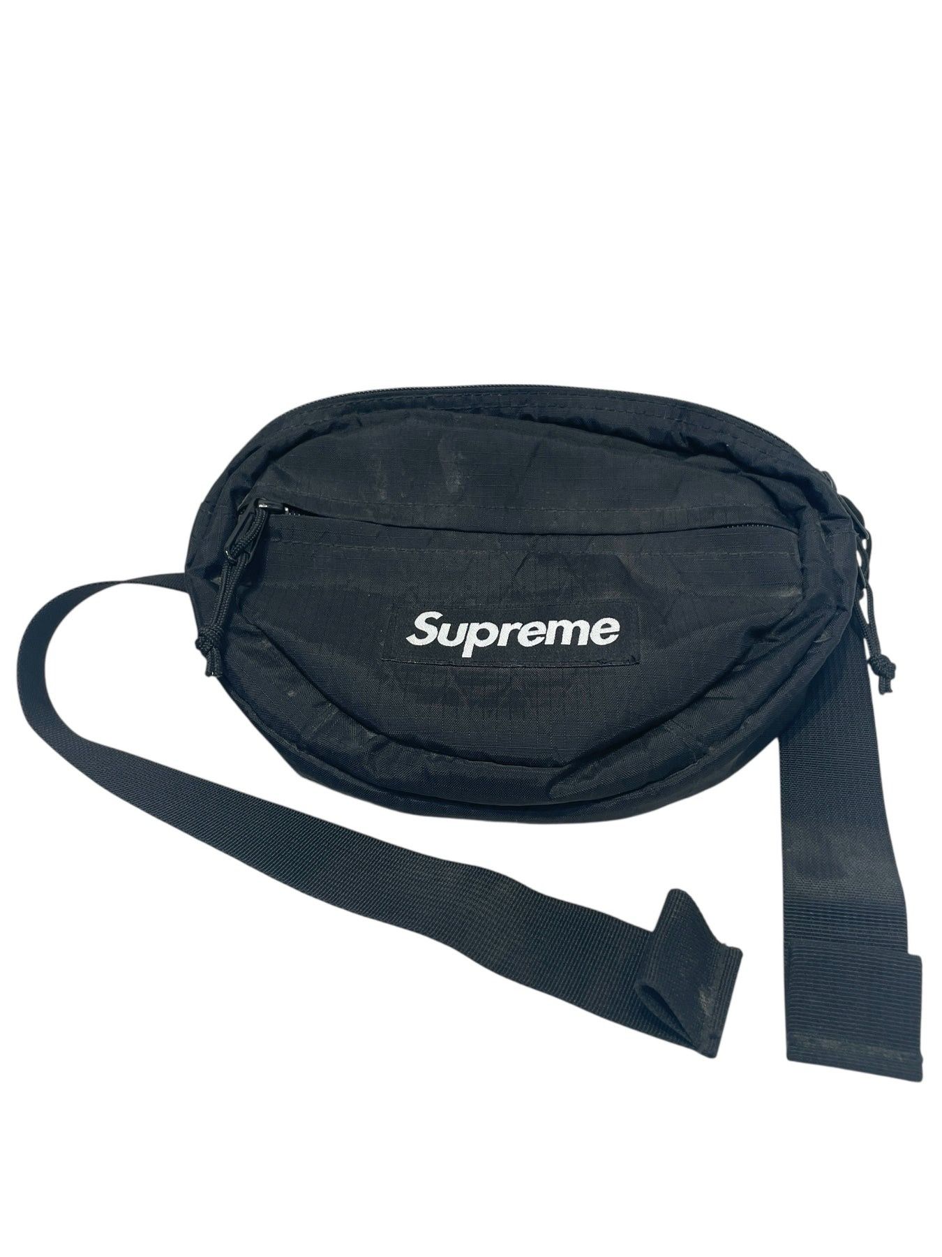Supreme 🎱🎱 NWT Supreme SS18 black fanny pack cross-body waistbag