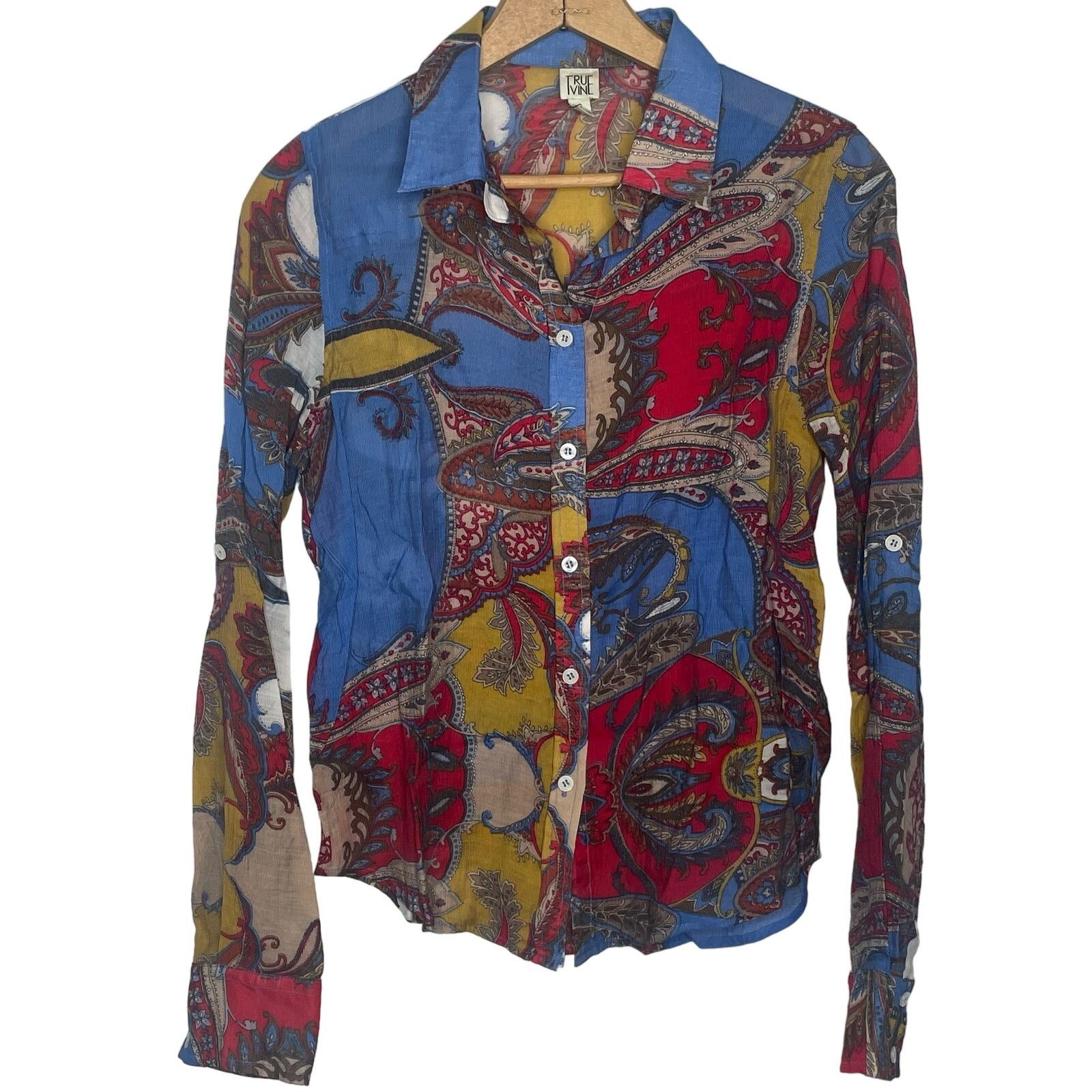 Other NWOT True Irvine Paisley Button Down Size S / US 4 / IT 40 - 1 Thumbnail