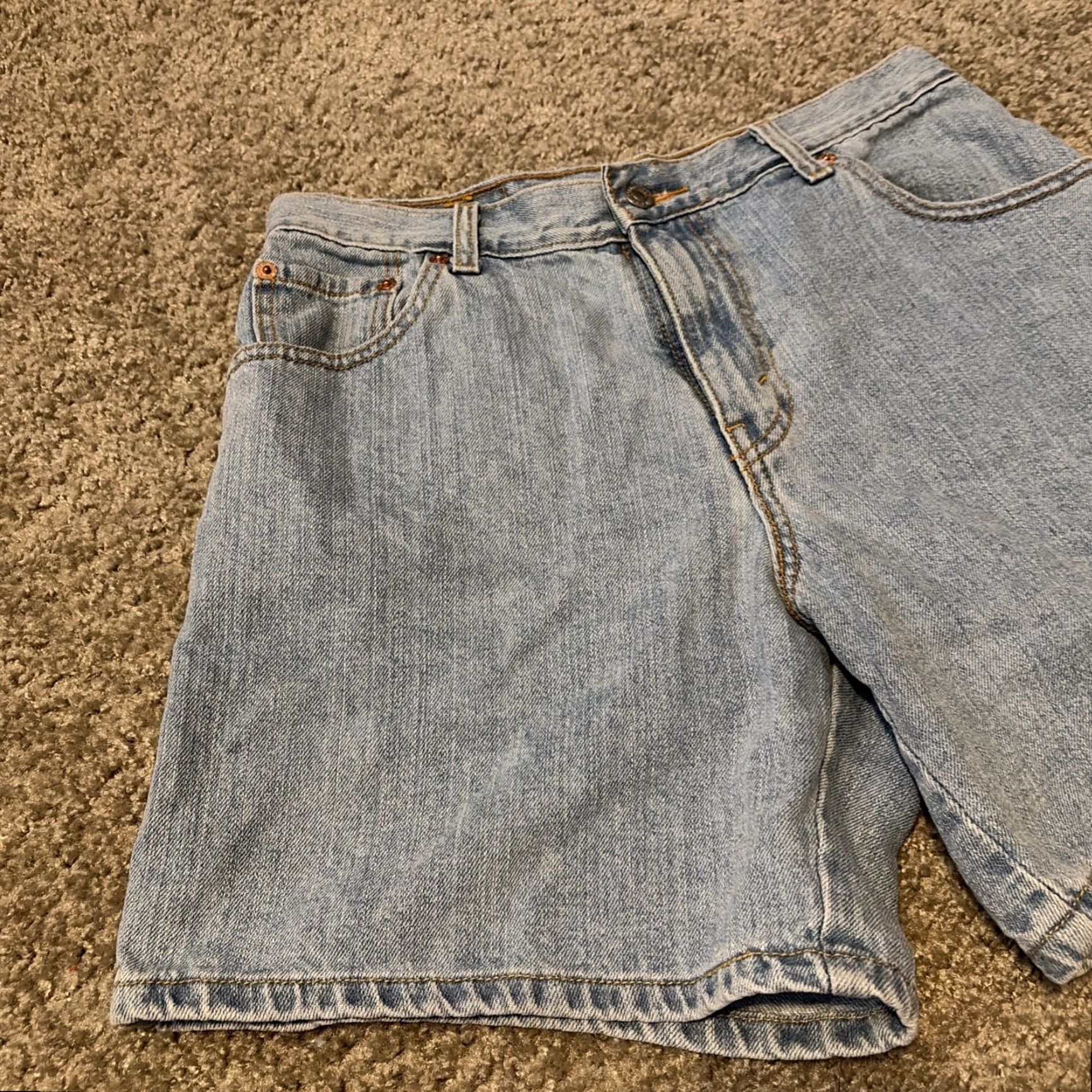 Levi's VINTAGE Levi’s 550 Relaxed Fit Bermuda Denim Blue Jean Shorts Women 10 Blue Size 32" / US 10 / IT 46 - 4 Thumbnail