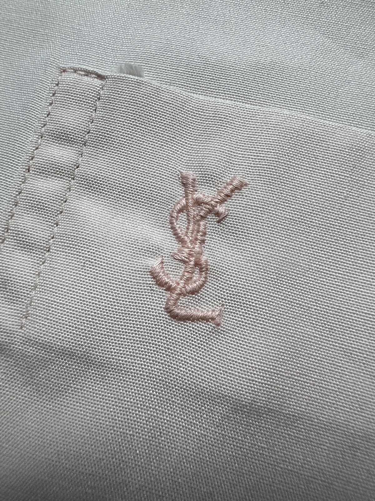 Yves Saint Laurent YSL Shirt Cotton Yves Saint Laurent Summer Shirtsleeve 90s Size US XXL / EU 58 / 5 - 3 Thumbnail