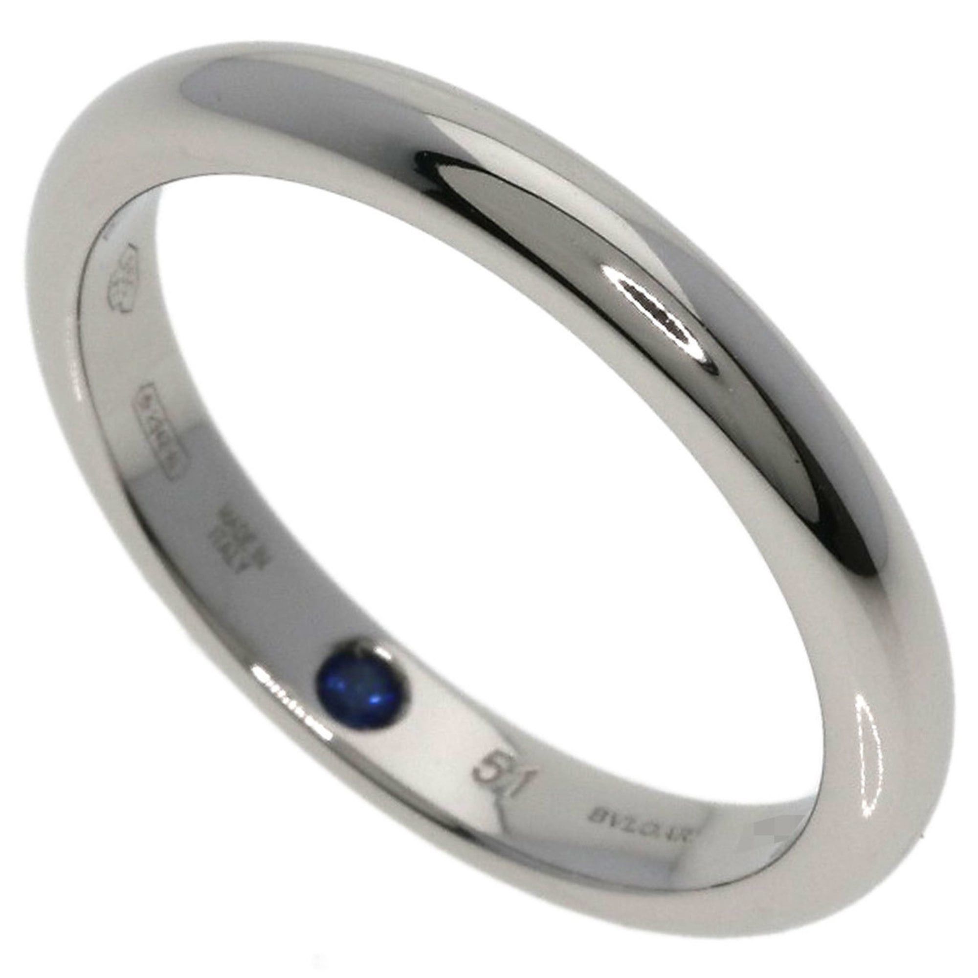 Bvlgari BVLGARI Wedding Inner Sapphire #51 Ring in Platinum PT950 for Women Size ONE SIZE - 1 Thumbnail