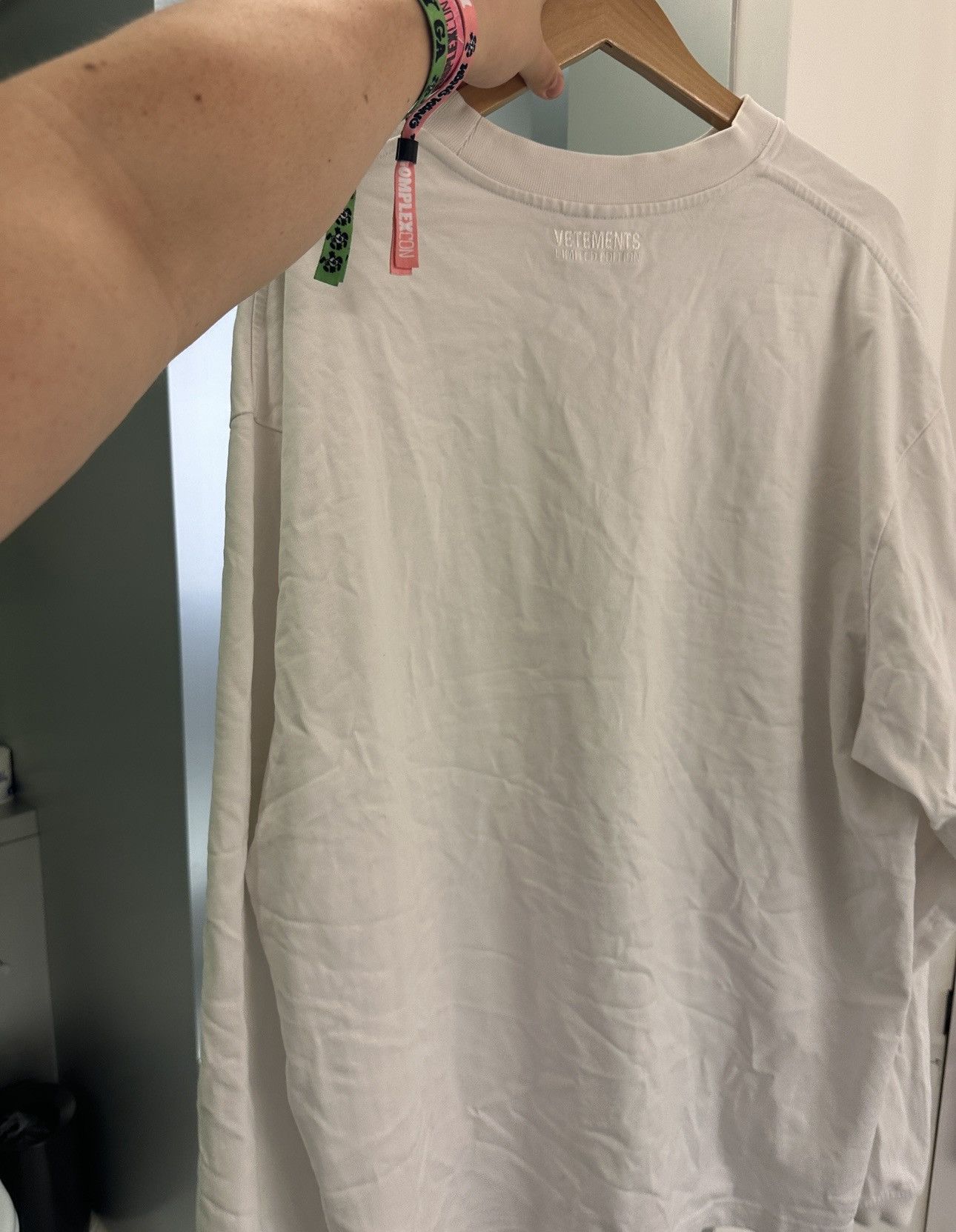 Vetements Vetements Pink Logo Longsleeve Size US S / EU 44-46 / 1 - 2 Thumbnail
