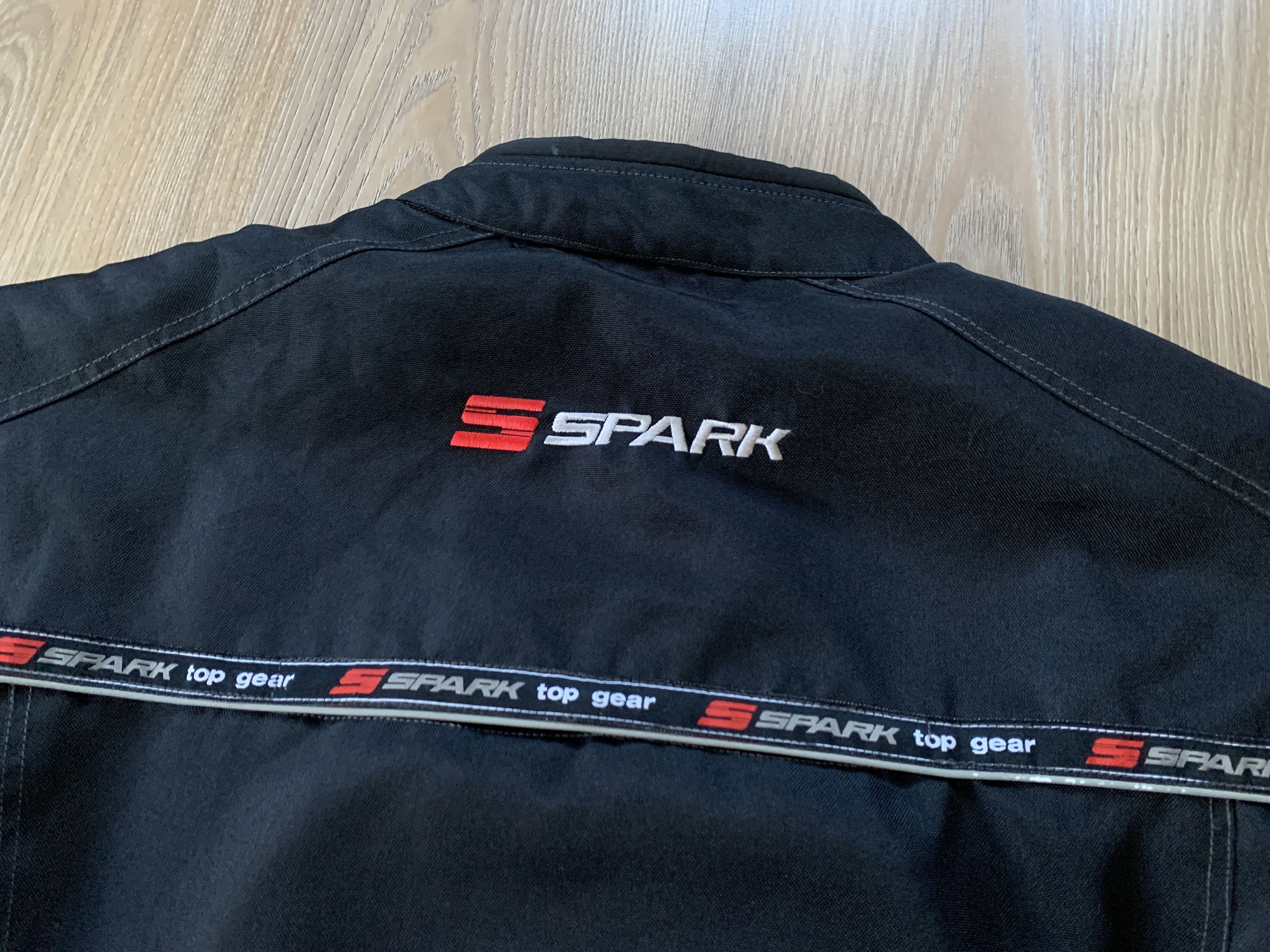 Sports Specialties Spark Top Gear Mens Textile Racing Black Motorcycle Jacket Size US XXL / EU 58 / 5 - 6 Thumbnail