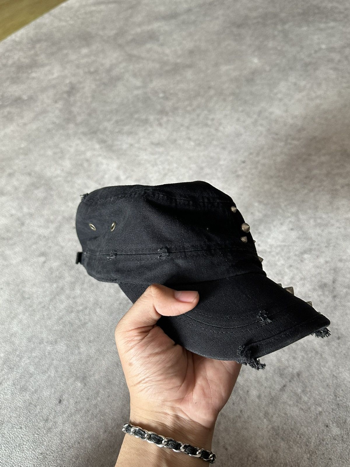 If Six Was Nine If six was nine studded punk skull cadet hat lgb Size ONE SIZE - 3 Thumbnail