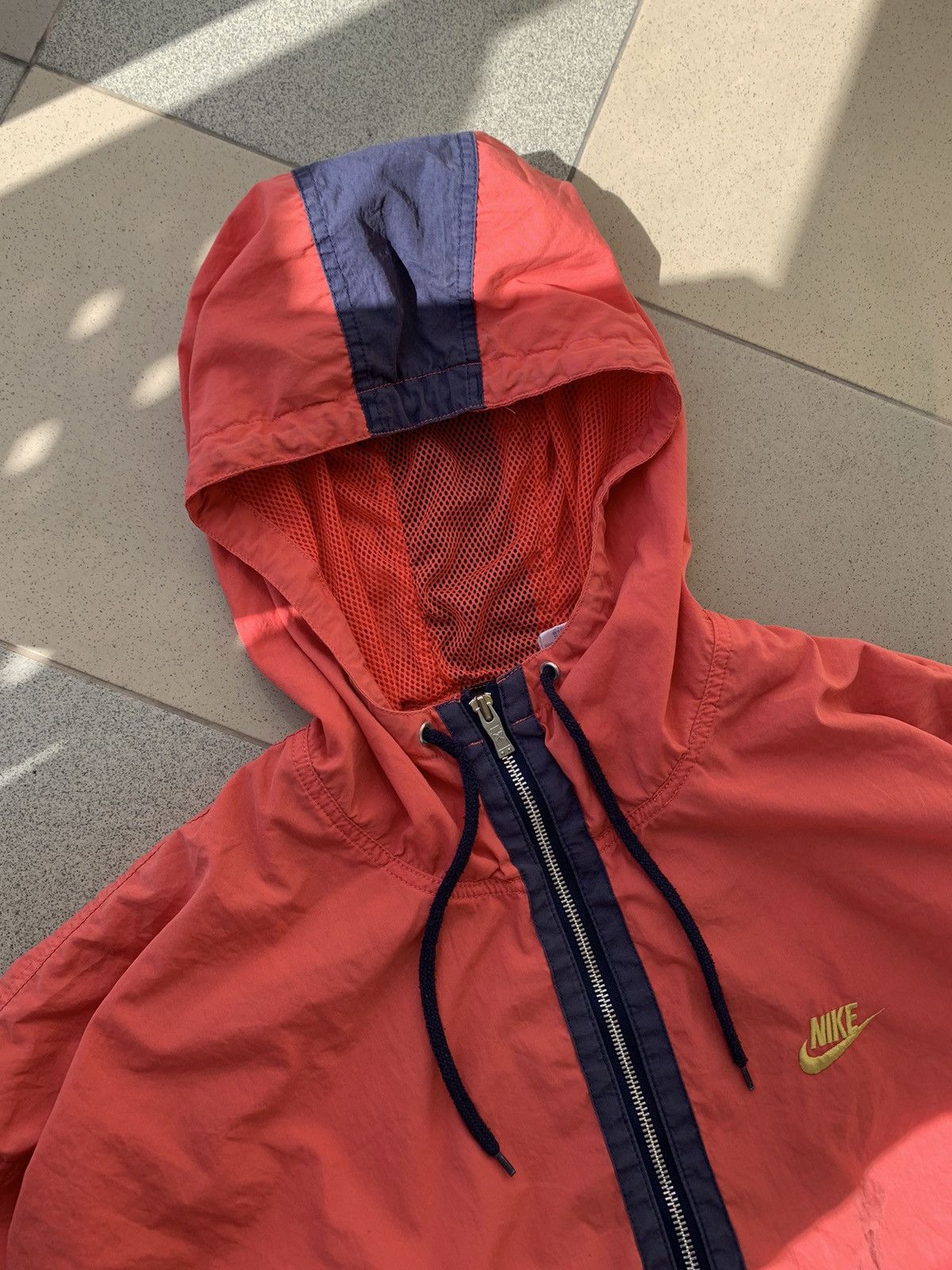 Nike × Vintage Vintage Nike Anorak Light Jacket U.S.A. 90s Size US XL / EU 56 / 4 - 9 Thumbnail