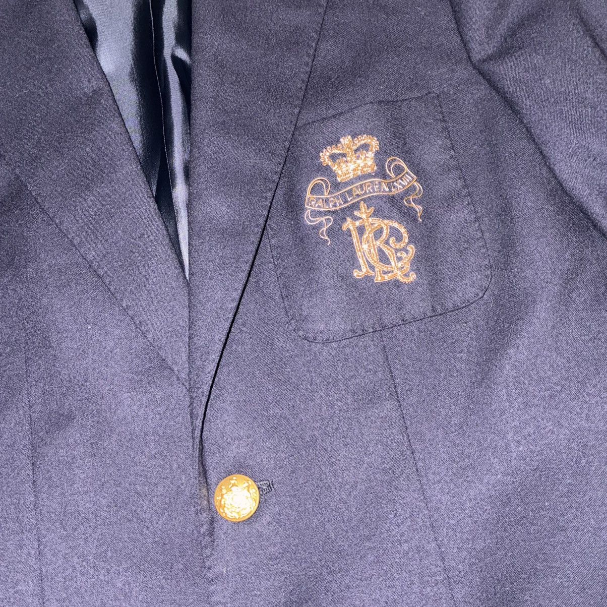 Polo Ralph Lauren Polo Ralph Lauren Ladies Blue Blazer Jacket Sz 10 Wool Size 38R - 5 Thumbnail
