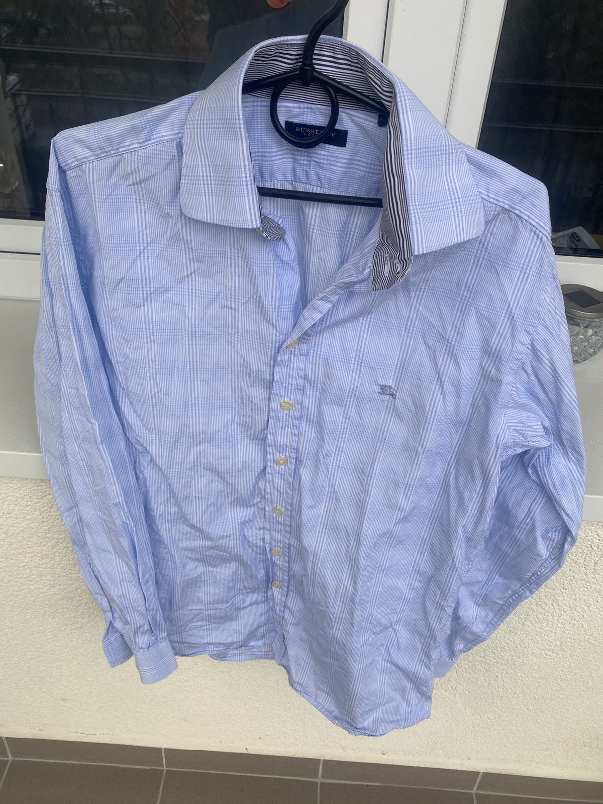 Burberry Burberry Luxury elegegance tartan shirt button up Size US L / EU 52-54 / 3 - 1 Thumbnail