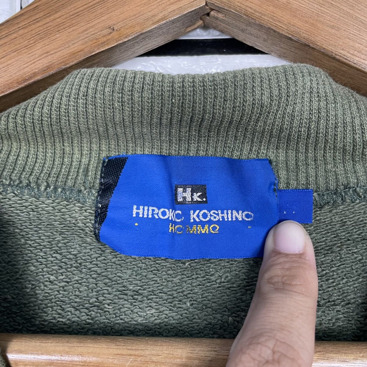 Hiroko Koshino Homme Hiroko Koshino Homme Big Logo Sweatshirt Size US M / EU 48-50 / 2 - 11 Thumbnail