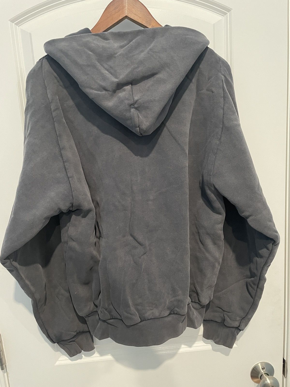 Balenciaga × Gap × Yeezy Yeezy Gap Zip Up Hoodie Poetic Black Medium Size US M / EU 48-50 / 2 - 3 Thumbnail