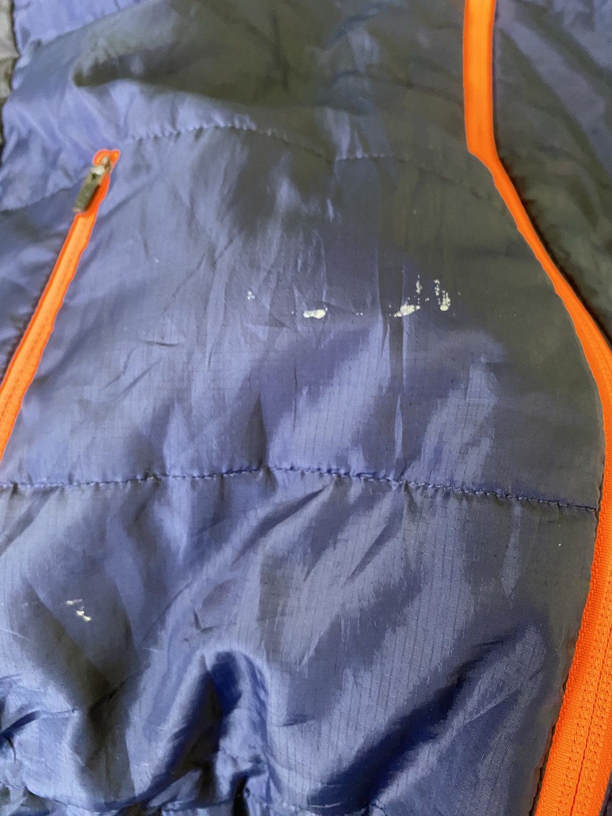 New Balance New Balance Hooded Puffer Jacket Navy Orange Size US M / EU 48-50 / 2 - 5 Thumbnail