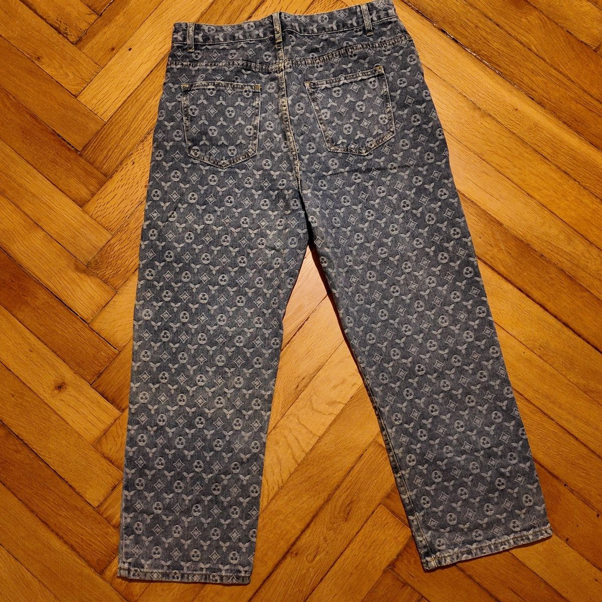 Other Monogram Jeans W32/33 Y2K Denim Size US 31 - 3 Thumbnail