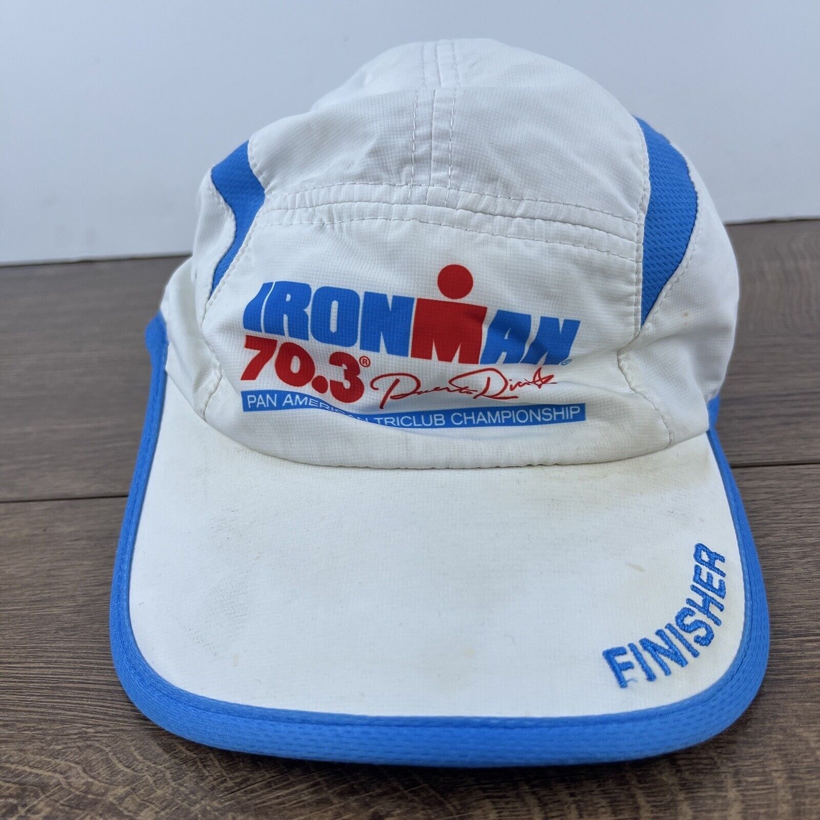 Other Iron Man Hat 70.3 Finisher Pan American White Hat Adjustable Size ONE SIZE - 2 Thumbnail