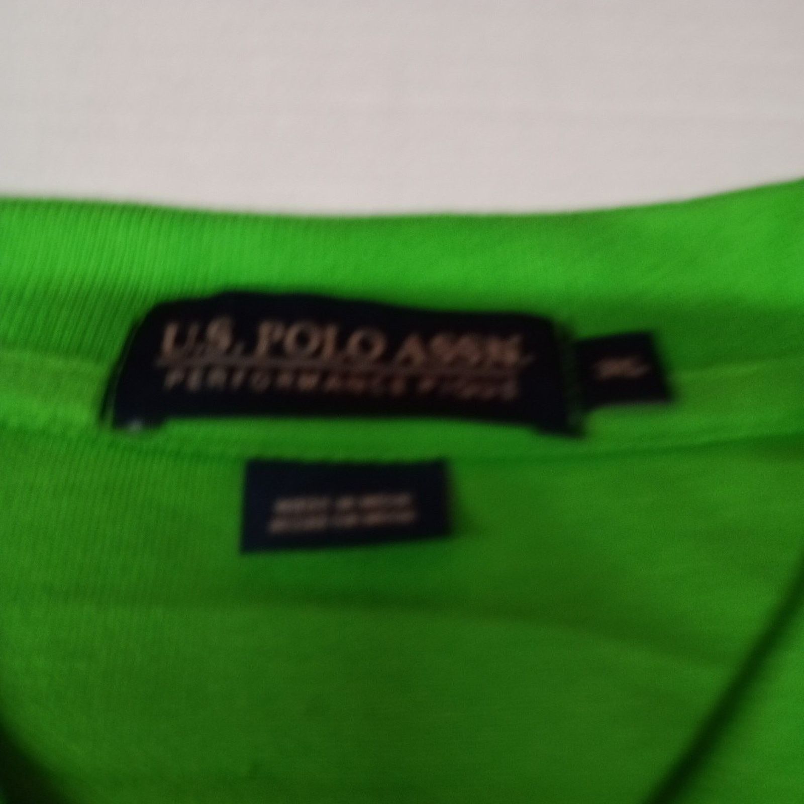U.S. Polo Assn. U.S. Polo Assn. Performance Polo Shirt Men's Size 3XL Green Size US XXL / EU 58 / 5 - 4 Thumbnail