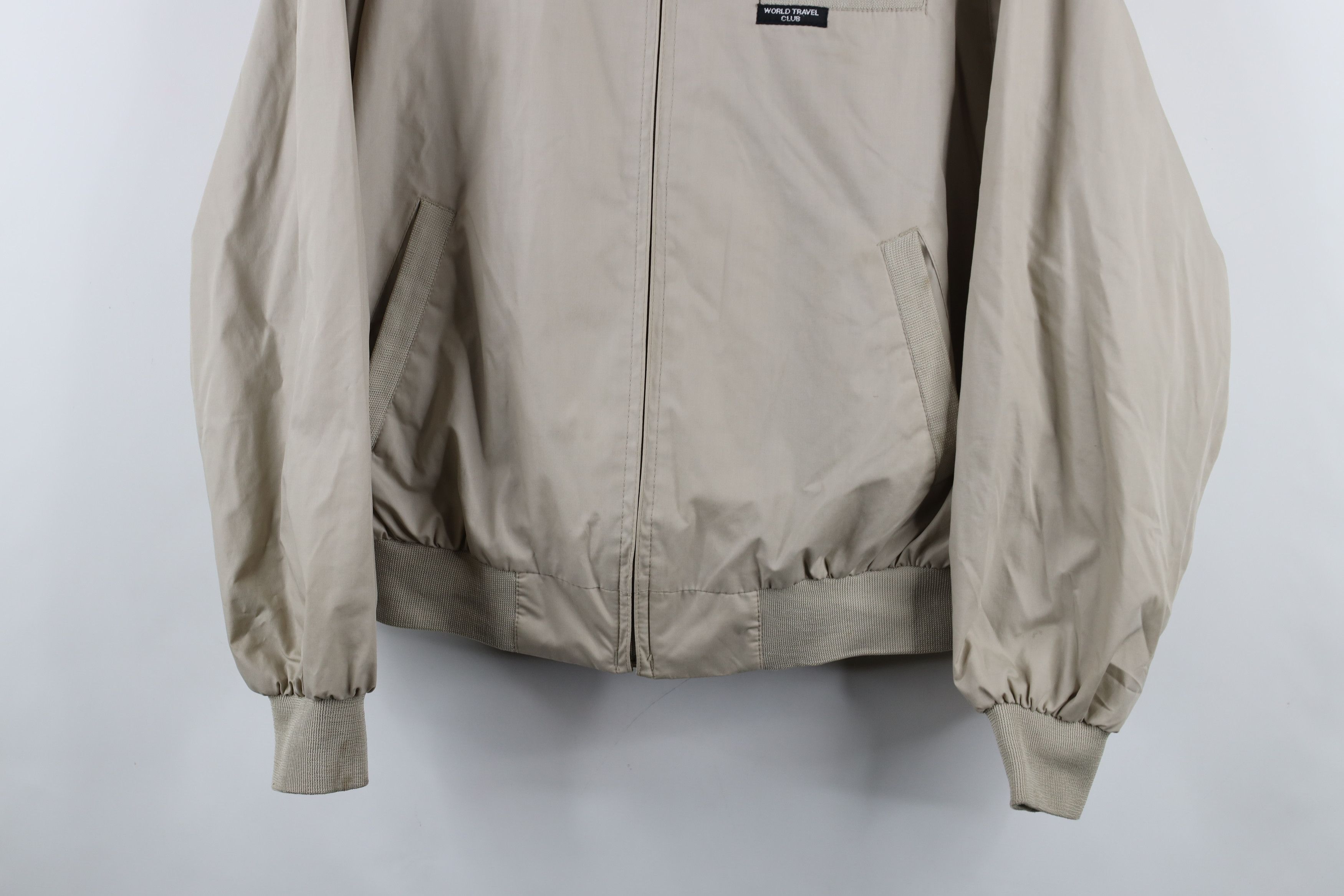 Vintage Vintage 80s 90s Streetwear Cafe Racer Bomber Jacket Beige Size US L / EU 52-54 / 3 - 3 Thumbnail