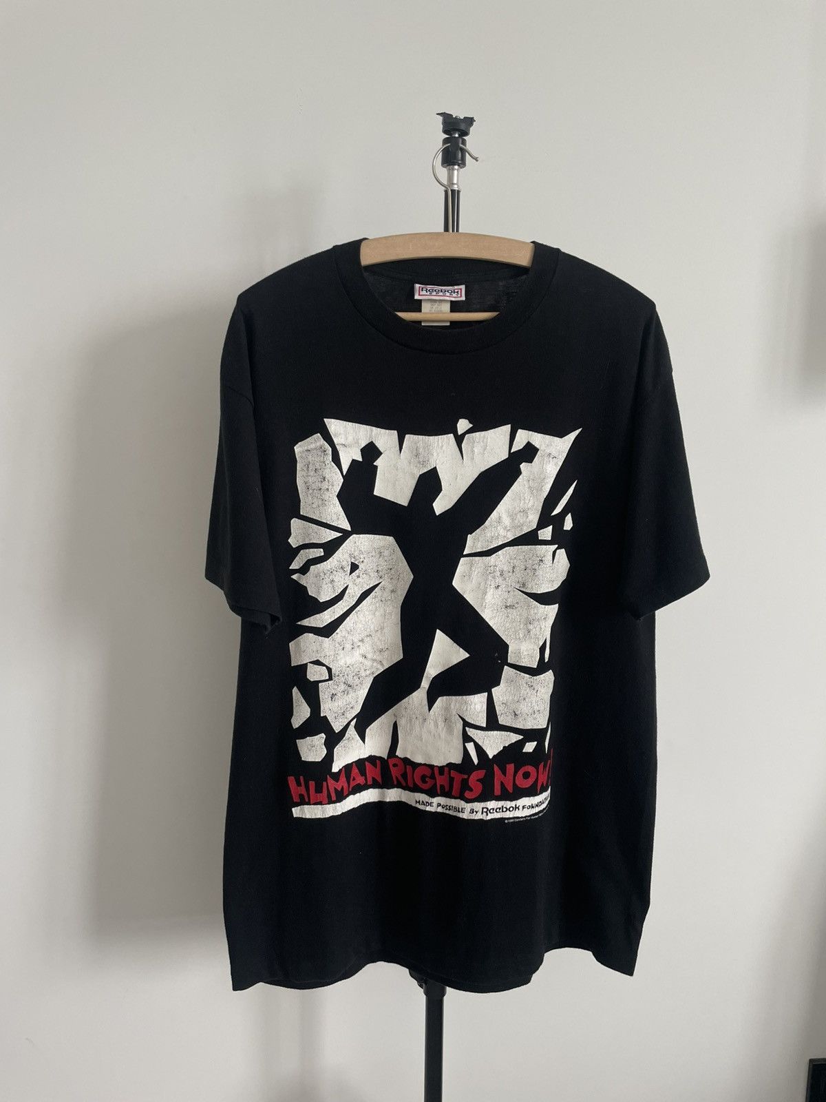 Band Tees Vintage Reebok Human Rights Now 1988 World Tour RARE Size US L / EU 52-54 / 3 - 1 Thumbnail