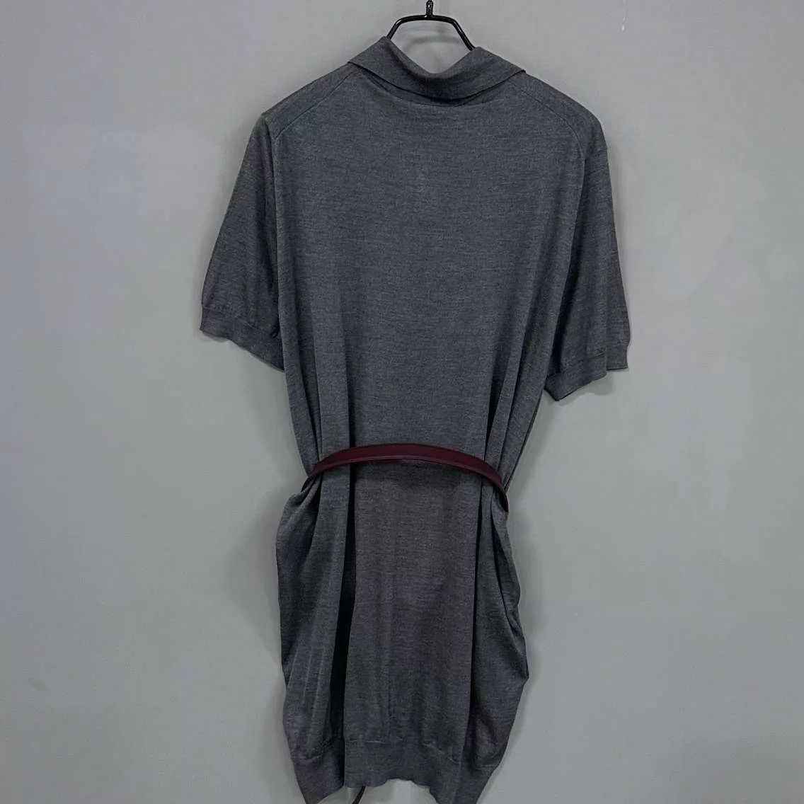 Prada PRADA Belted Coconut Gray Dress Size 42 Size M / US 6-8 / IT 42-44 - 3 Thumbnail