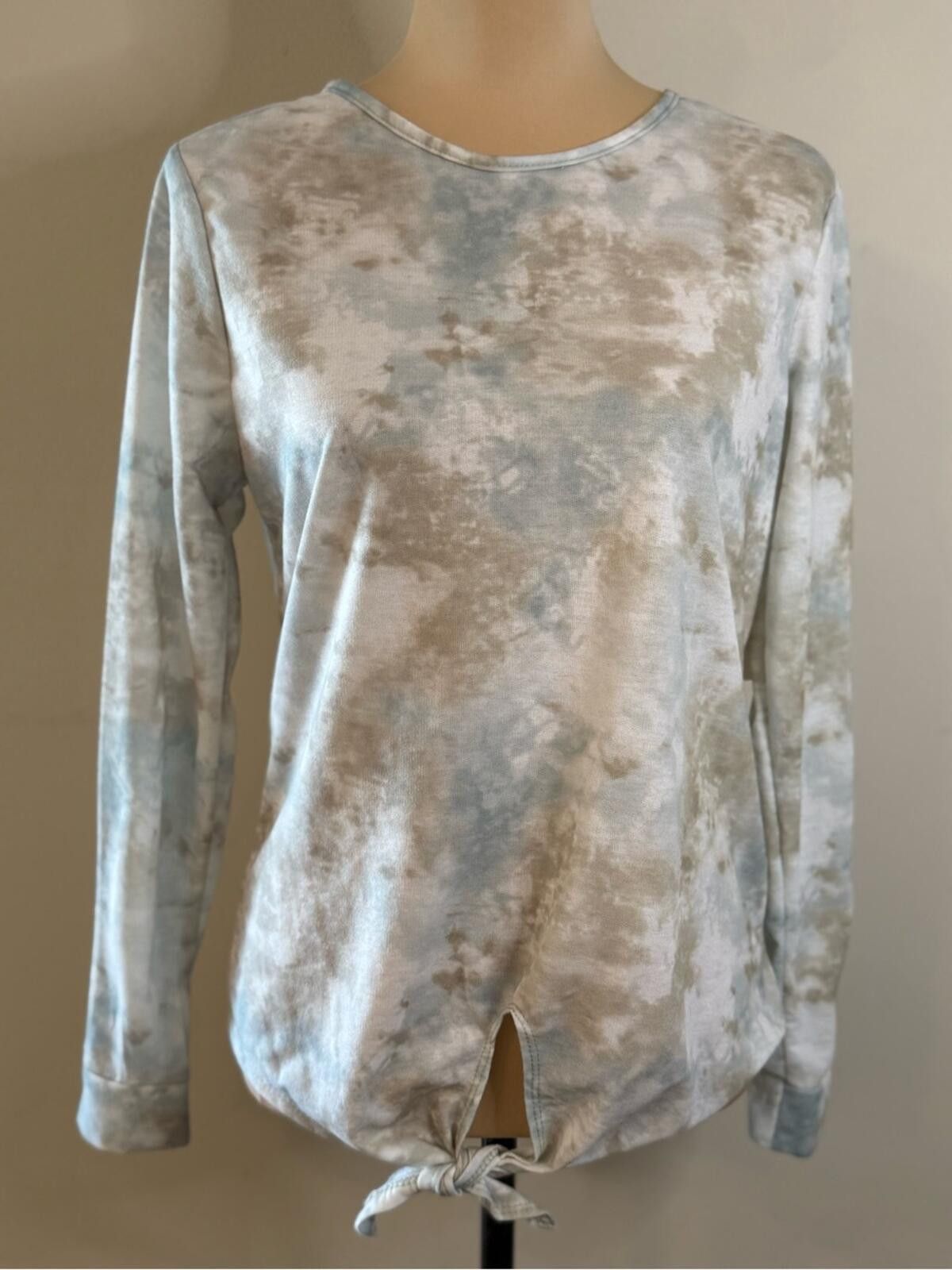 Other Bobbie Brooks tie dye lightweight sweatshirt bow waist SZ M Size M / US 6-8 / IT 42-44 - 1 Thumbnail