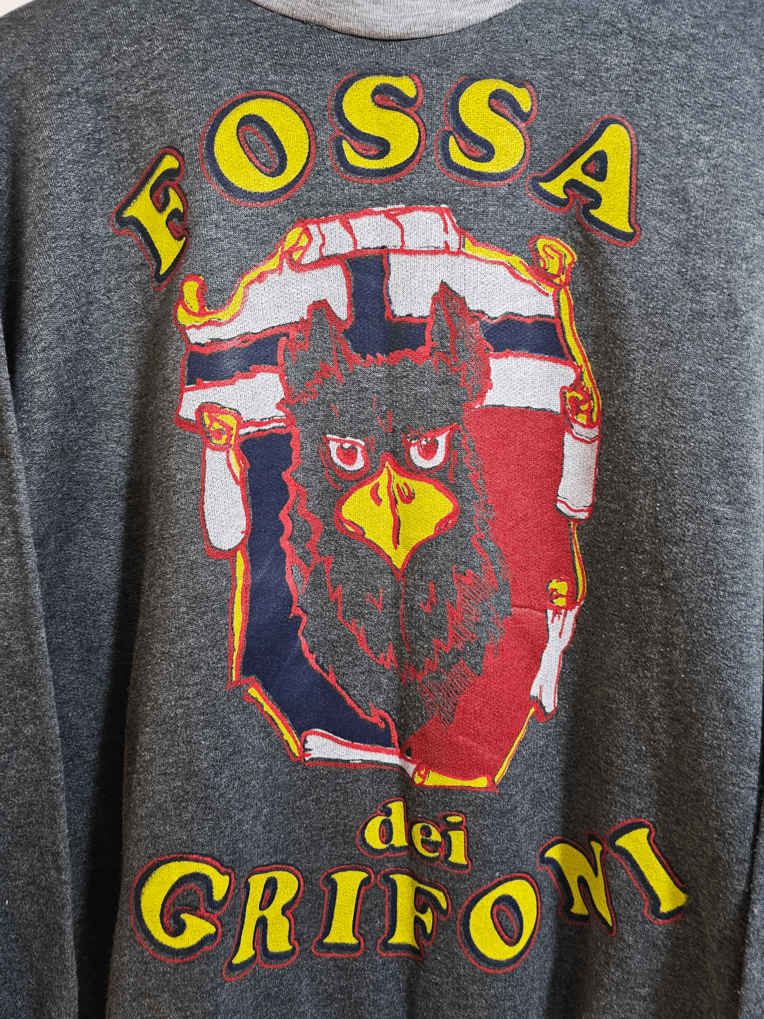 Vintage Fossa Dai Grifoni Genoa Ultras 90's Sweatshirt Size US M / EU 48-50 / 2 - 2 Thumbnail