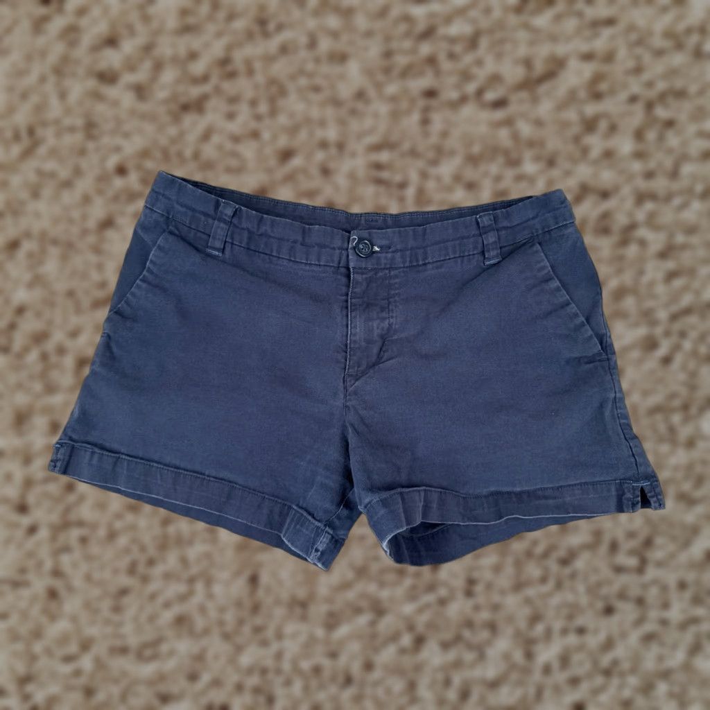 Patagonia Patagonia Shorts Women 6 Blue Solid Stretch All-Wear Shorts 4" Cotton Hike 29x4 Size 28" / US 6 / IT 42 - 1 Thumbnail