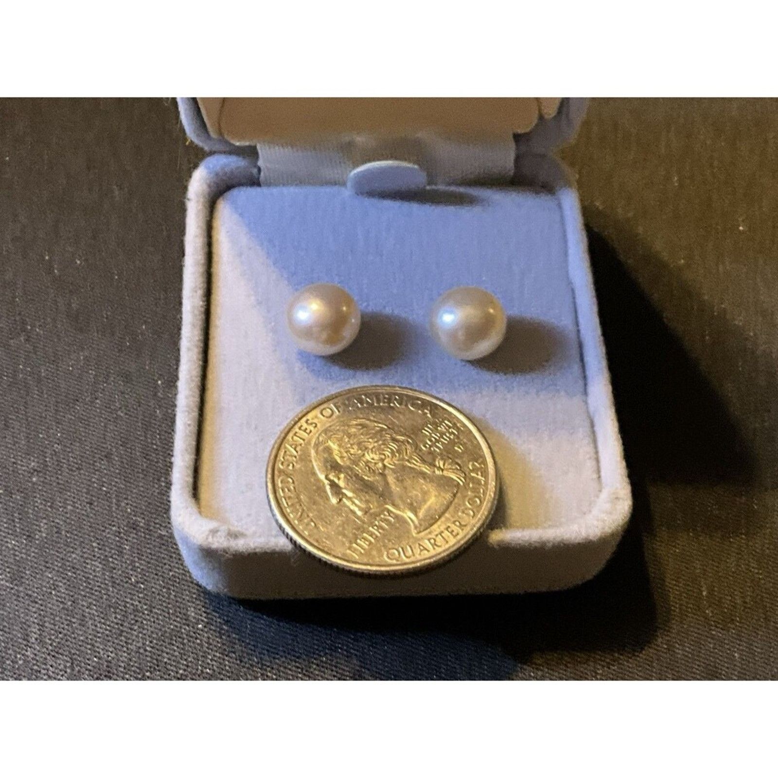Other 925 Sterling Stud Pearl Earrings Size ONE SIZE - 4 Thumbnail