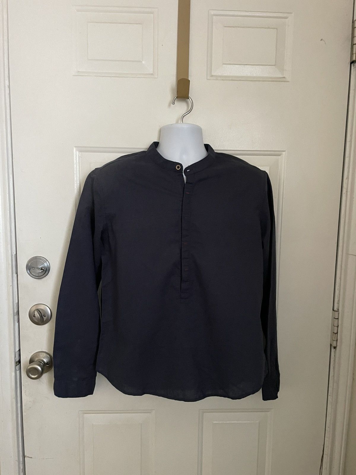 Japanese Brand Caominmayi Banded collar Henley Size US M / EU 48-50 / 2 - 1 Thumbnail