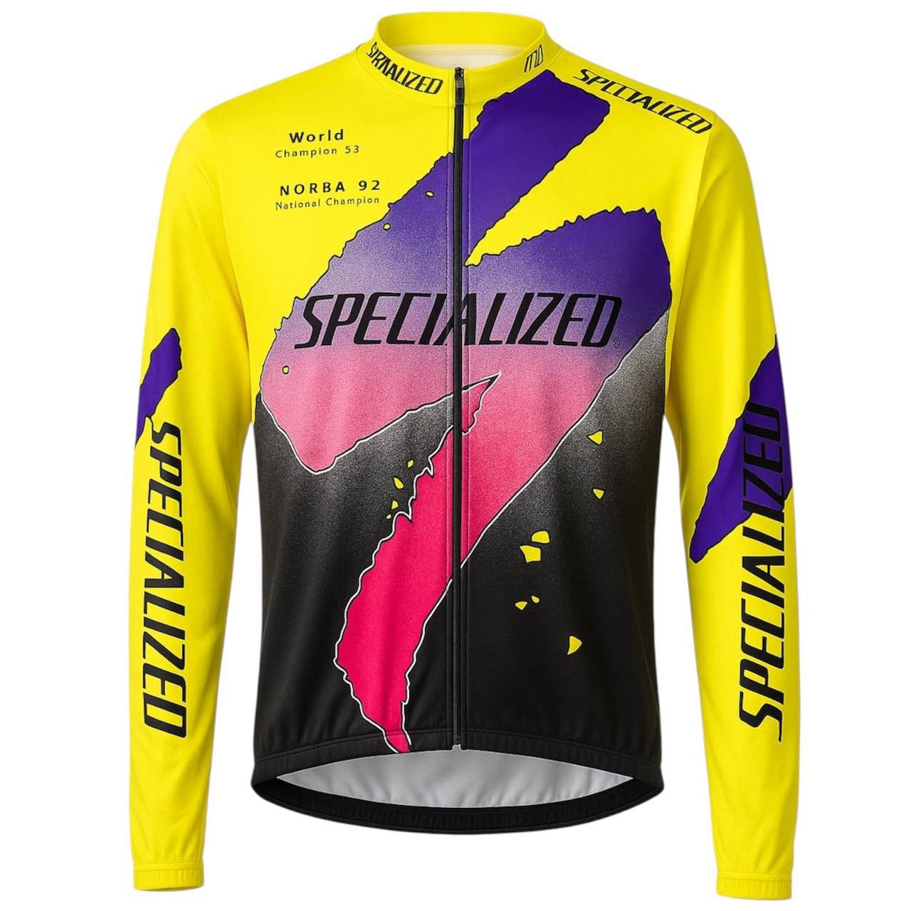 1992 WORLD CHAMPION NORBA SPECIALIZED RARE CYCLING JACKET XL