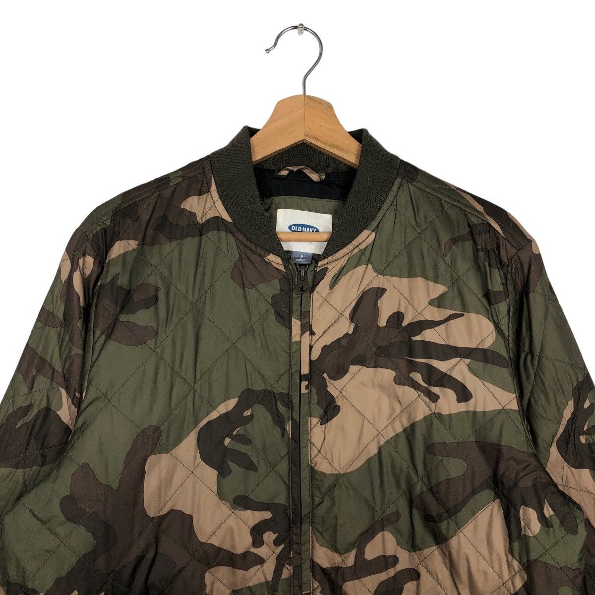 Japanese Brand 🔥90’s Camo Bomber Jacket Old Navy Buzz Ricksons Design Size US S / EU 44-46 / 1 - 3 Thumbnail
