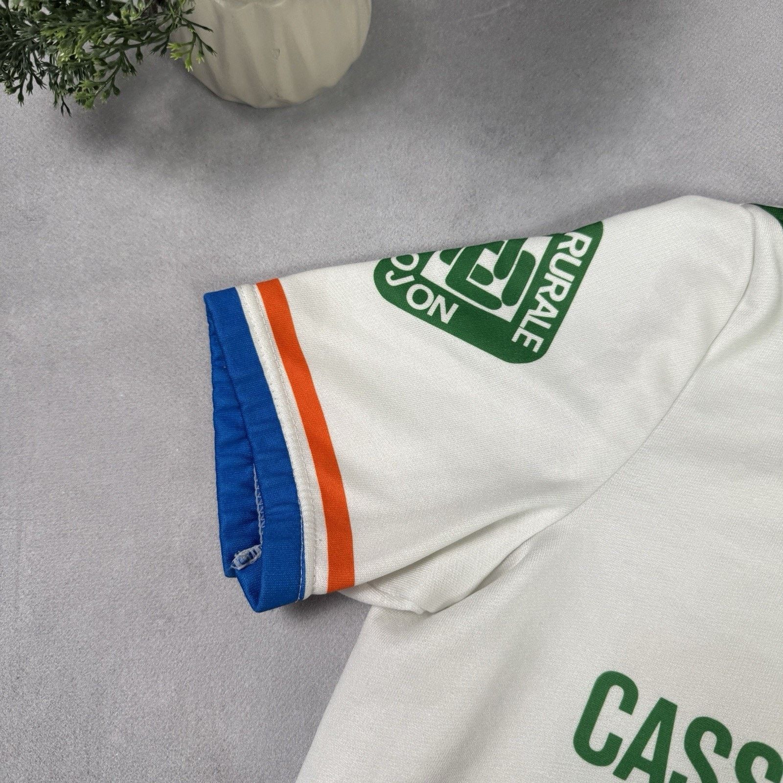 Vintage Vintage De Marchi Cassa Rurale Bojon Cycling Jersey Size 5 Size US M / EU 48-50 / 2 - 5 Thumbnail