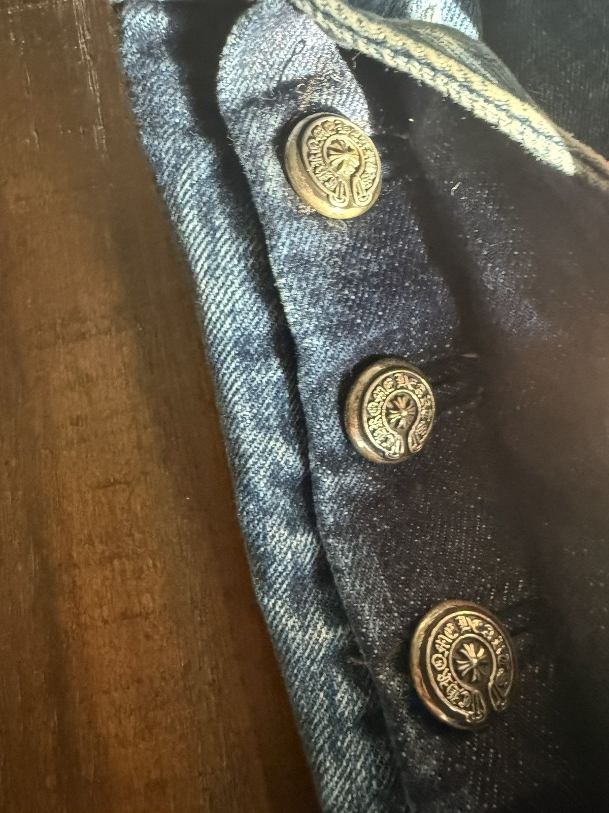 Chrome Hearts Chrome Hearts denim carpenter shorts 34 DS Size US 34 / EU 50 - 18 Thumbnail