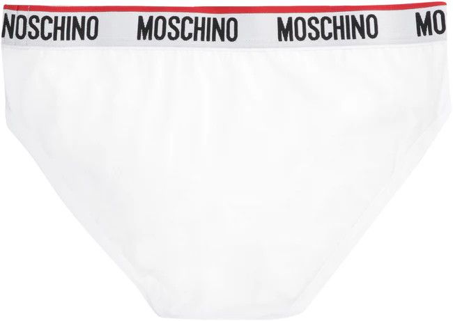 Moschino o1y0225 Size : S / Logo 3 Piece Brief in White Size ONE SIZE - 5 Thumbnail