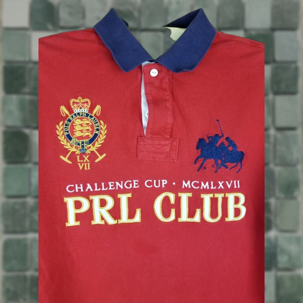 Ralph Lauren VINTAGE Ralph Lauren POLO PRL CLUB SHORT SLEEVE RED POLO SHIRT SZ LARGE Men Regular Shirt Clothing Size US L / EU 52-54 / 3 - 1 Thumbnail