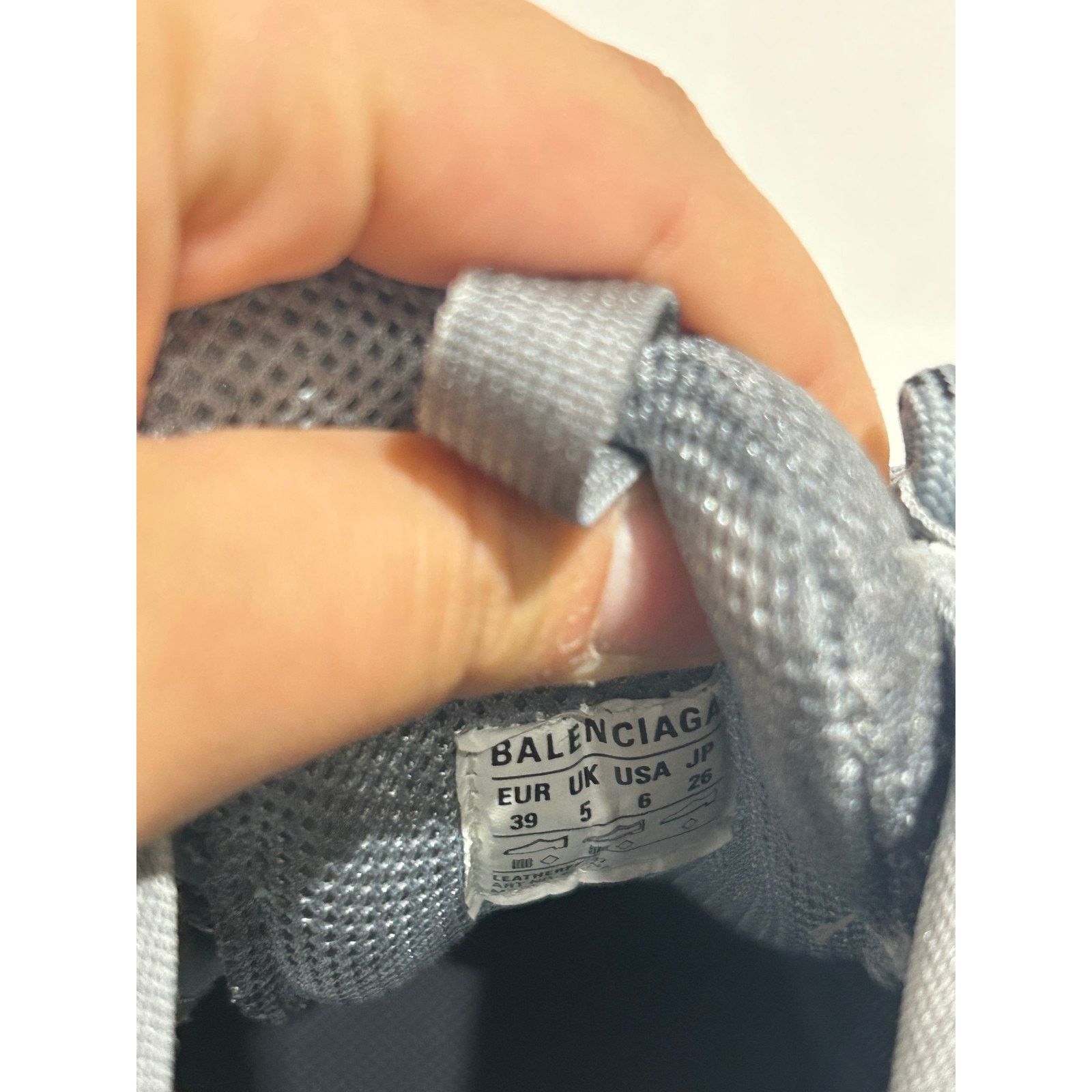 Balenciaga BALENCIAGA TRIPLE S DYED GREY SIZE 39 (EU 6) NEW Size US 6 / EU 39 - 6 Thumbnail