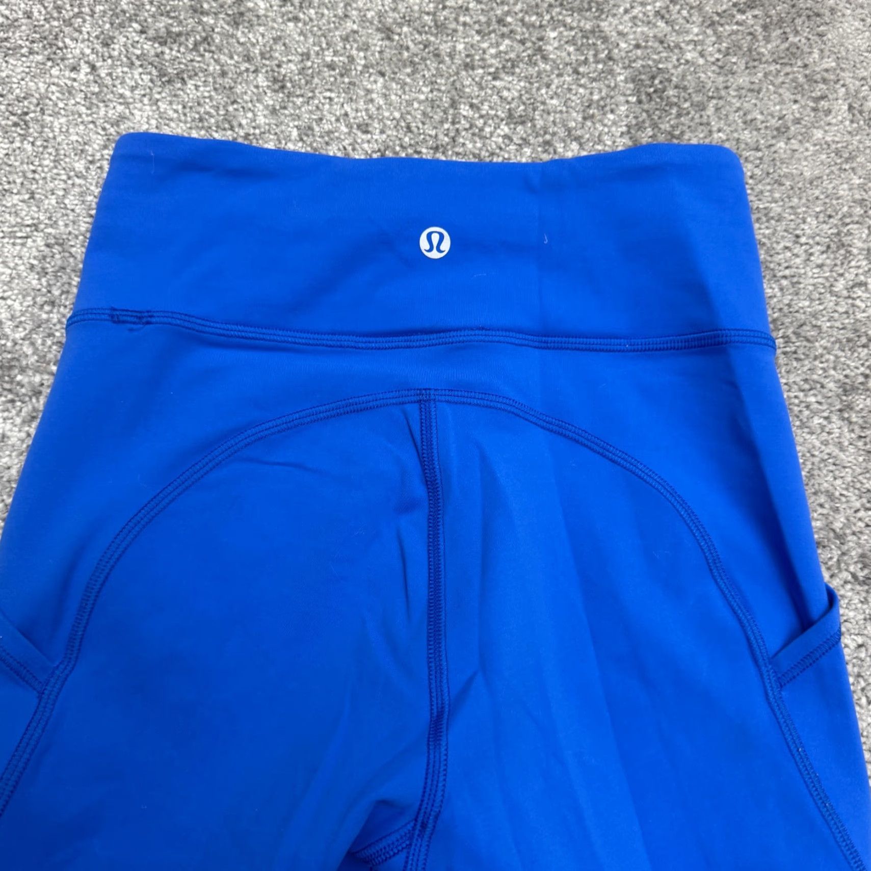 Lululemon VINTAGE Lululemon Fast And Free High Rise Yoga Leggings Womens Size 2 Blue Activewear Skinny Compression Size 26" / US 2 / IT 38 - 6 Thumbnail