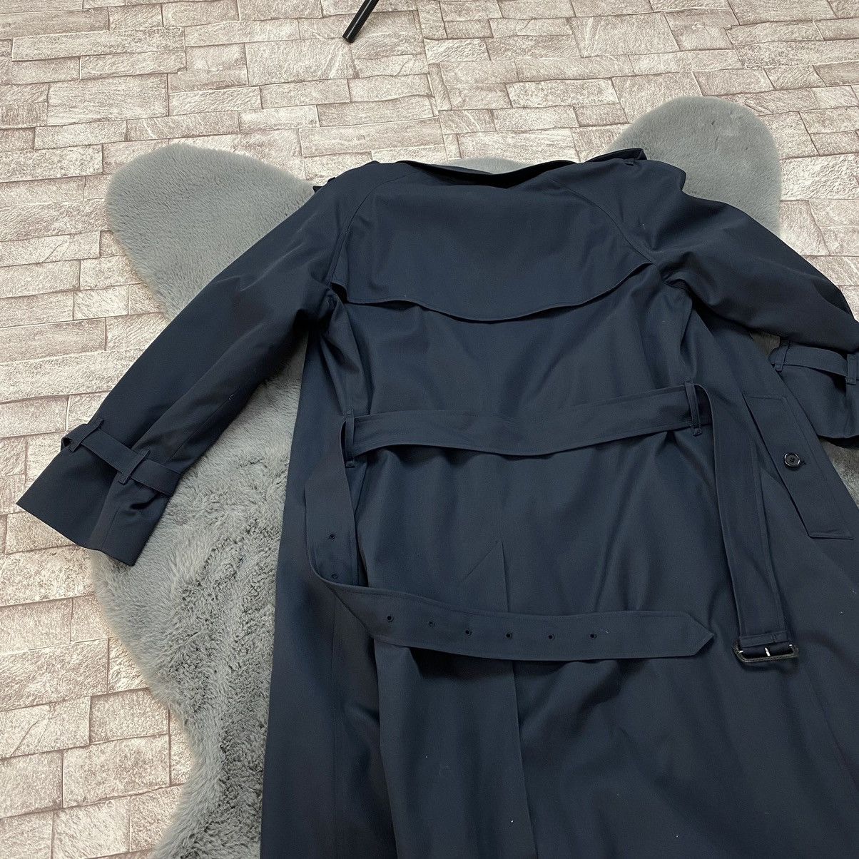 Burberry Vintage 90s Burberry trench coat jacket Size L / US 10 / IT 46 - 15 Thumbnail