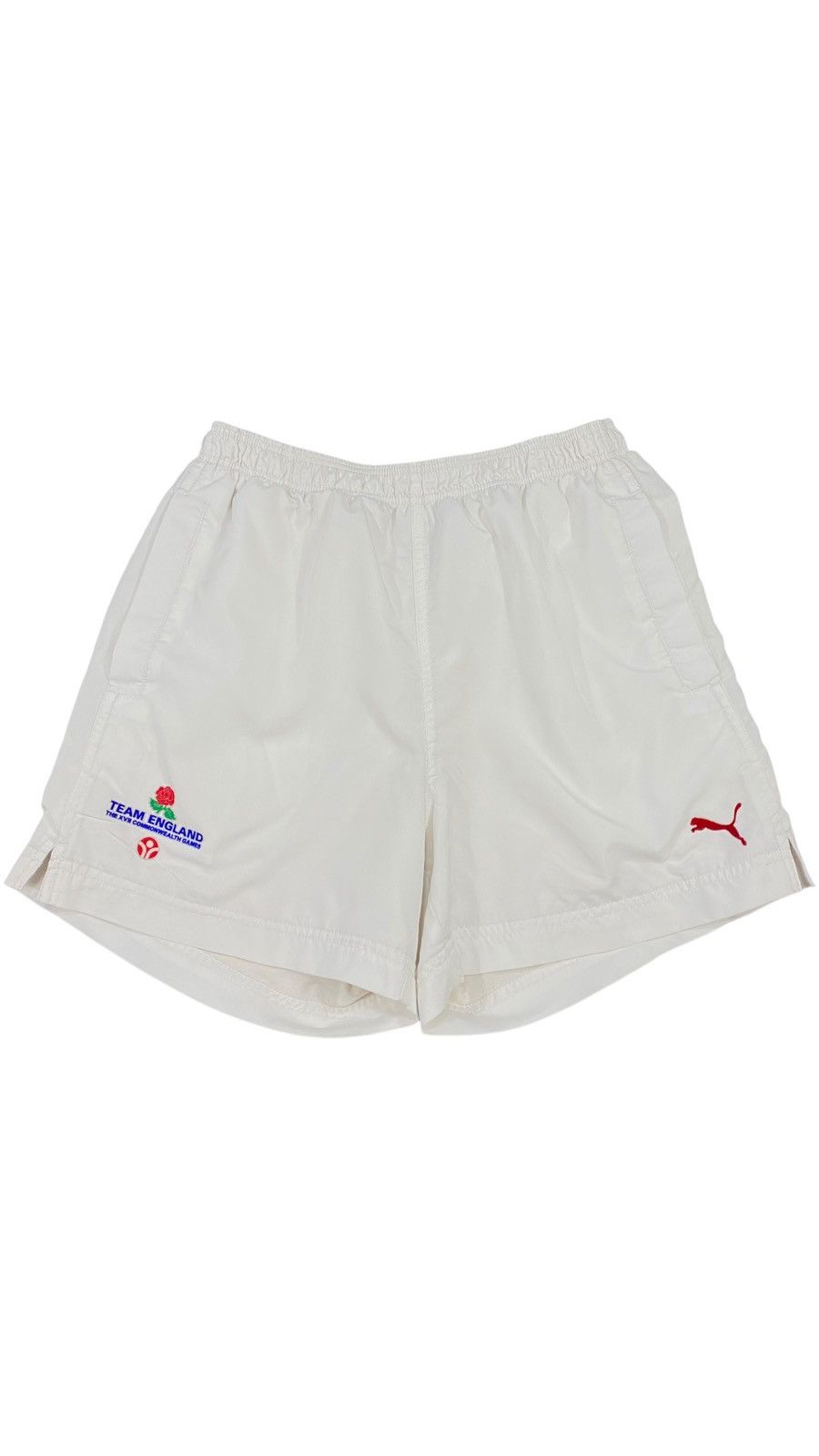 Puma LASTDROP🔥2002 Team England The XVII Commonwealth Games Short Size US 27 - 1 Thumbnail