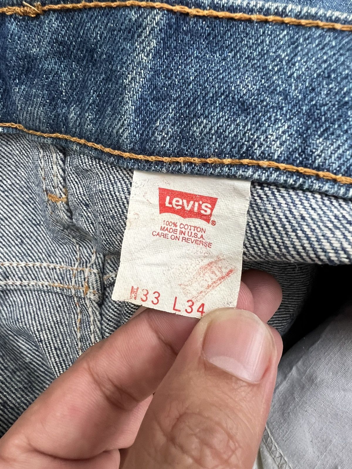 Levi's 💥FLARE💥 VTG 90’S LEVIS 517 DISTRESSED JEANS VERY RARE Size US 32 / EU 48 - 15 Thumbnail