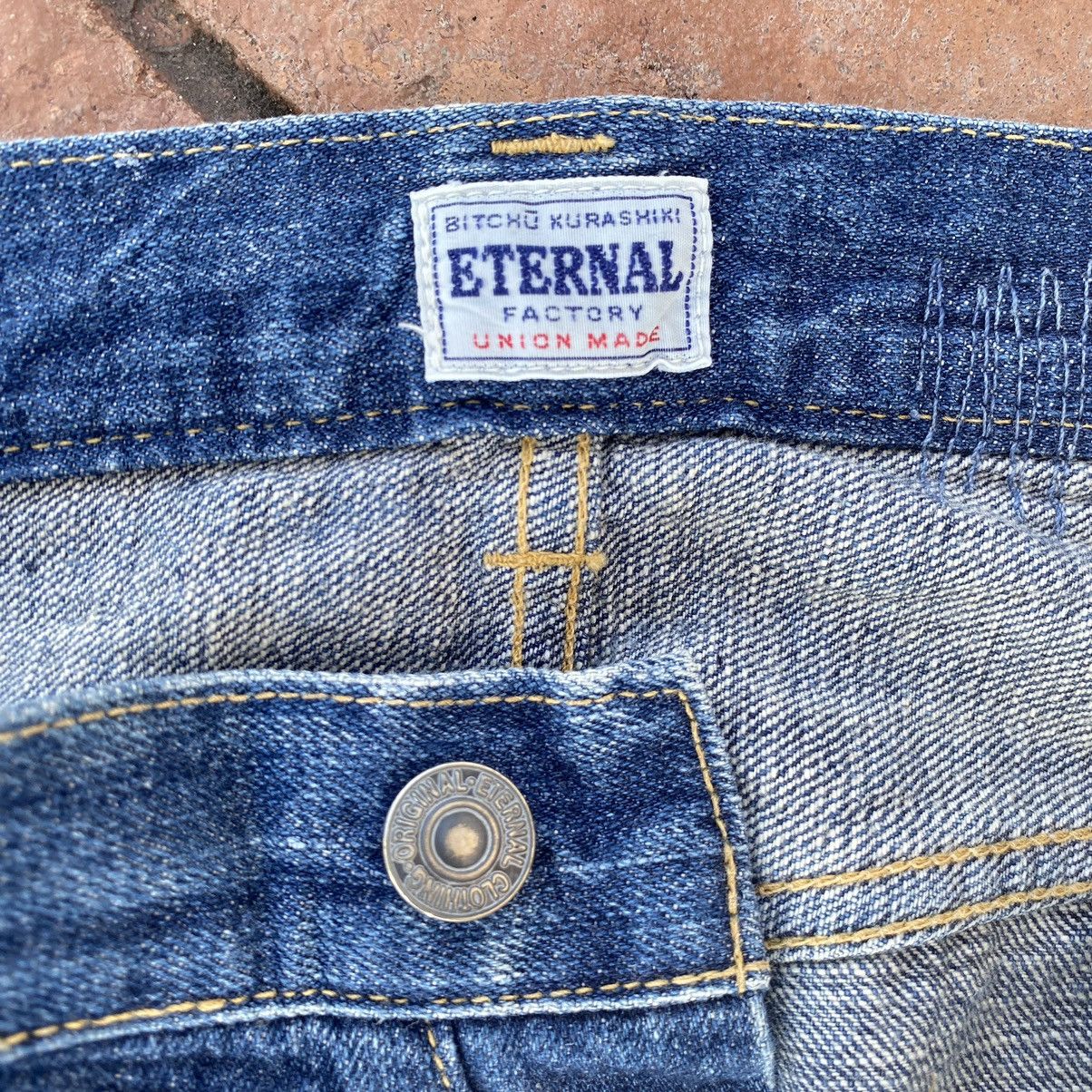 Eternal Thrashed Eternal Bitchu Kurashiki Japanese Brand Denim Pant Size US 36 / EU 52 - 6 Thumbnail