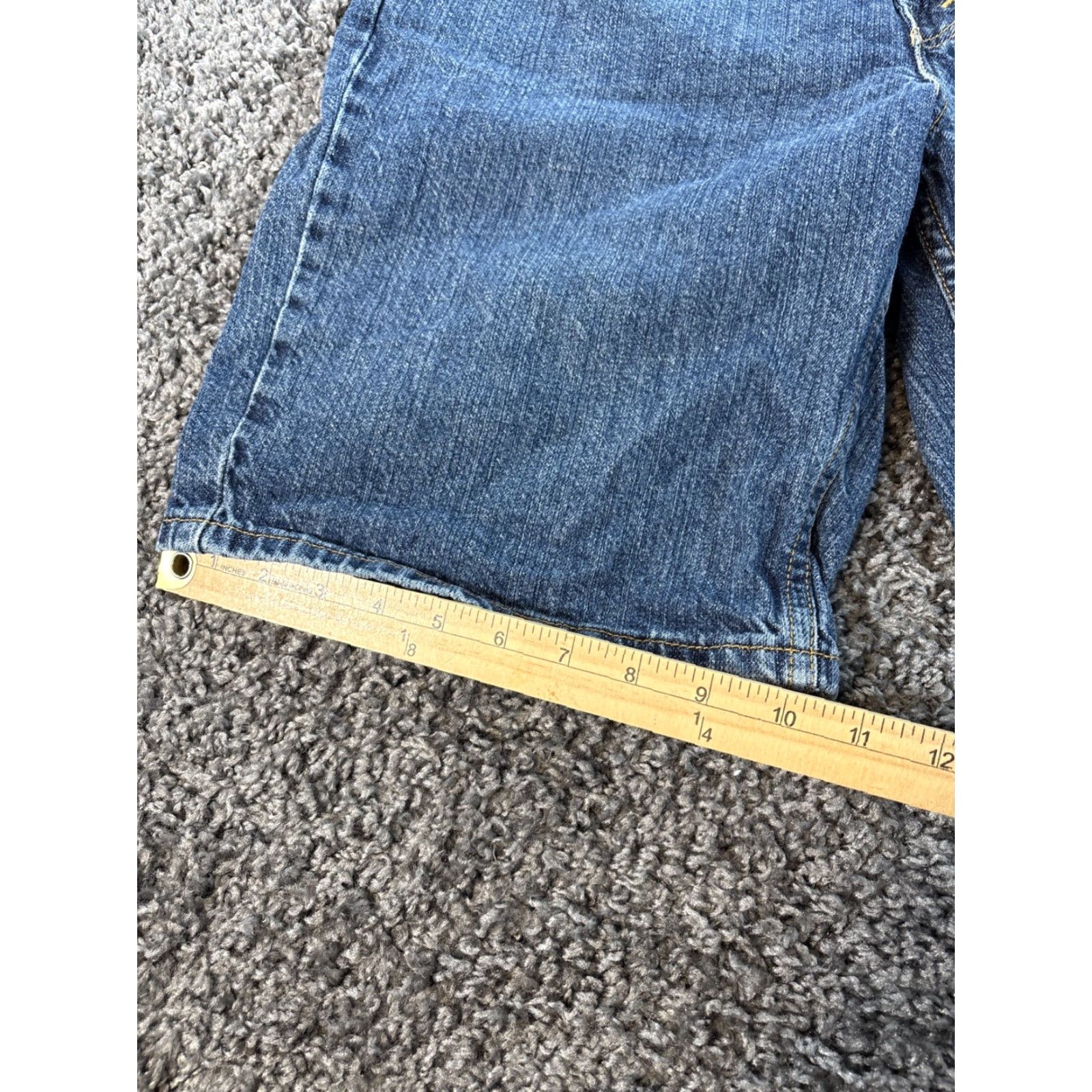 Levi's VINTAGE Levi's 505 Shorts Mens 38 Med Wash Baggy Relaxed Y2K Skate Blue Cotton Chino 90s Mens Size US 38 / EU 54 - 3 Thumbnail