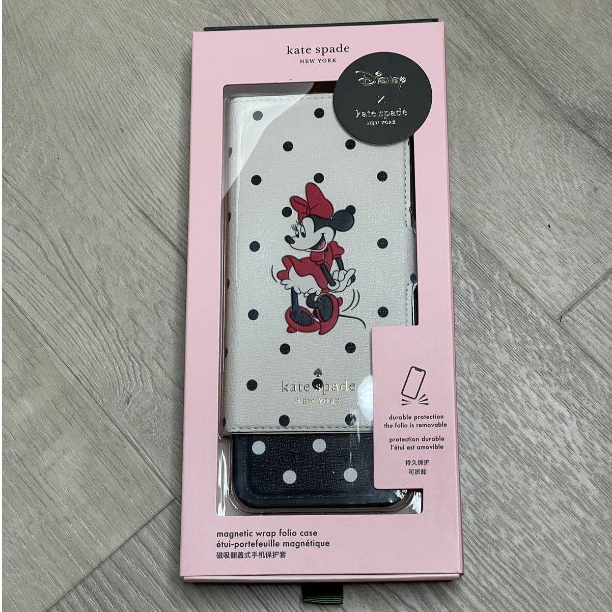 Kate Spade Kate Spade Minnie Mouse Magnetic Folio Iphone 13 Pro Case Size ONE SIZE - 1 Thumbnail