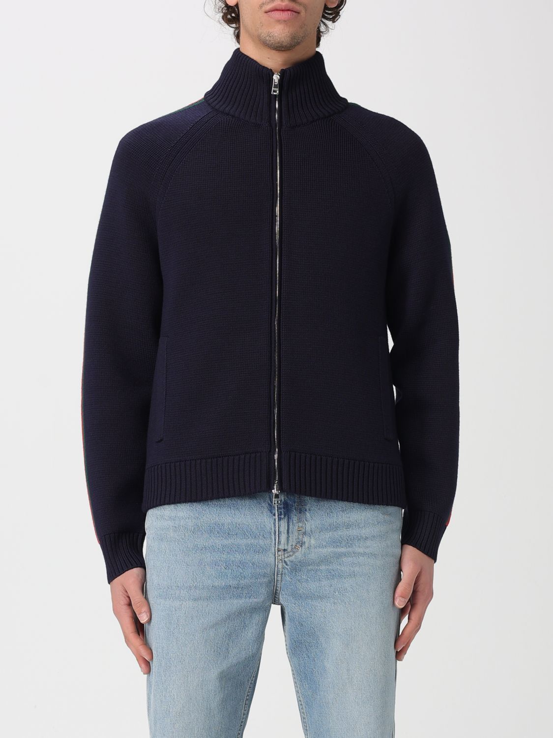 Gucci Gucci Sweater Men Blue Size US XL / EU 56 / 4 - 1 Thumbnail